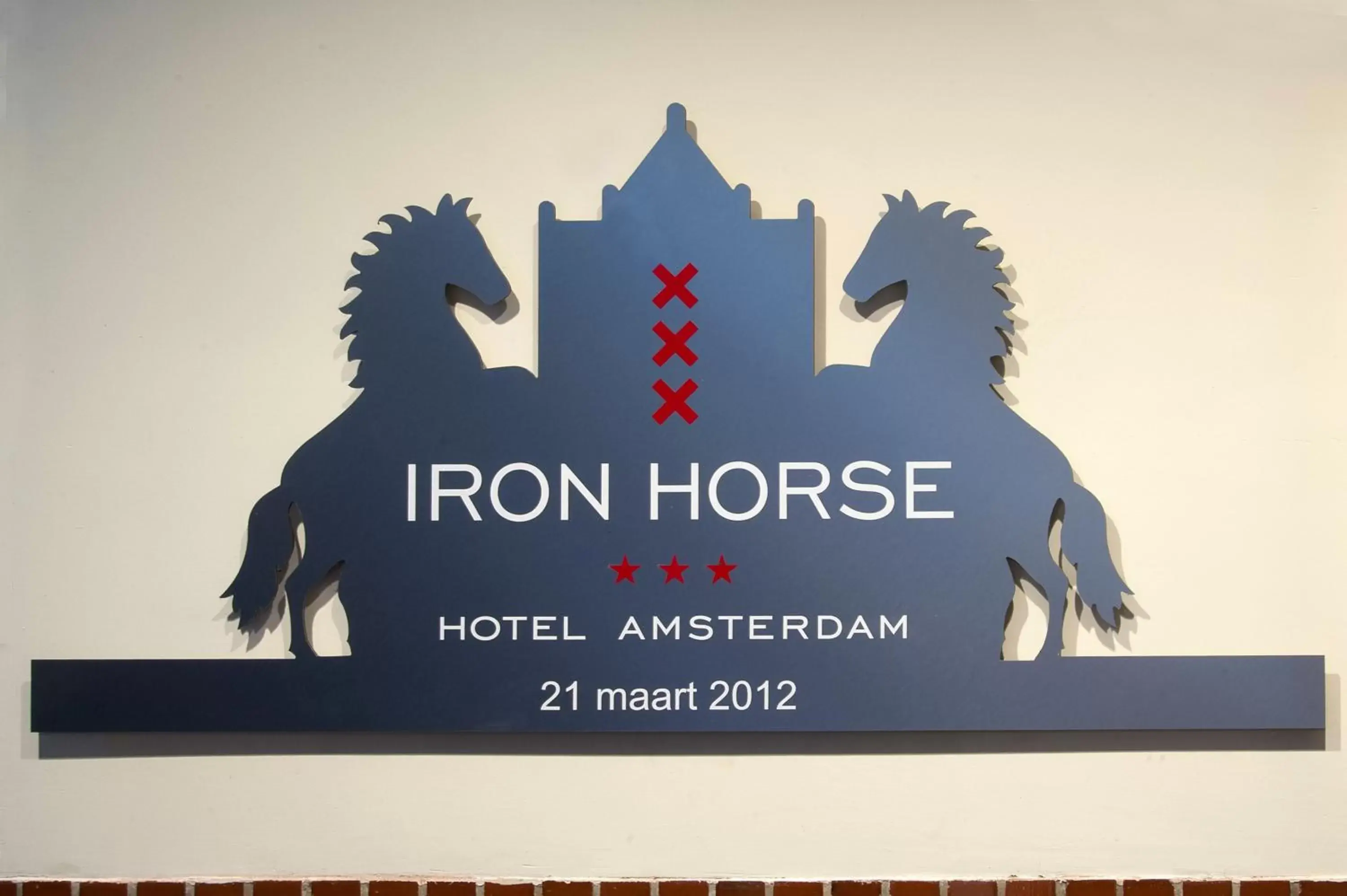 Decorative detail in Hotel Iron Horse Amsterdam