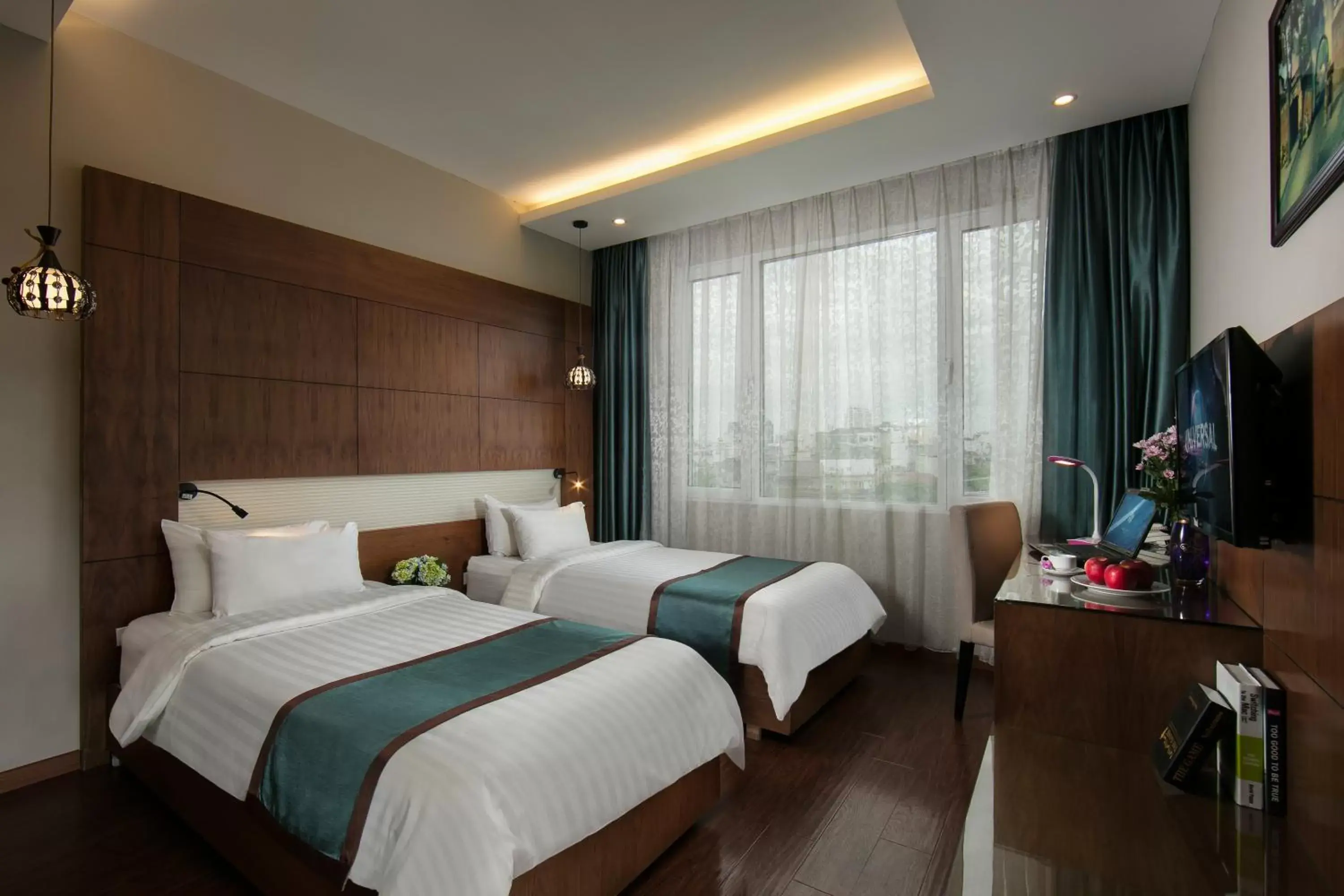 Photo of the whole room, Bed in Bonne Nuit Hotel & Spa Hanoi