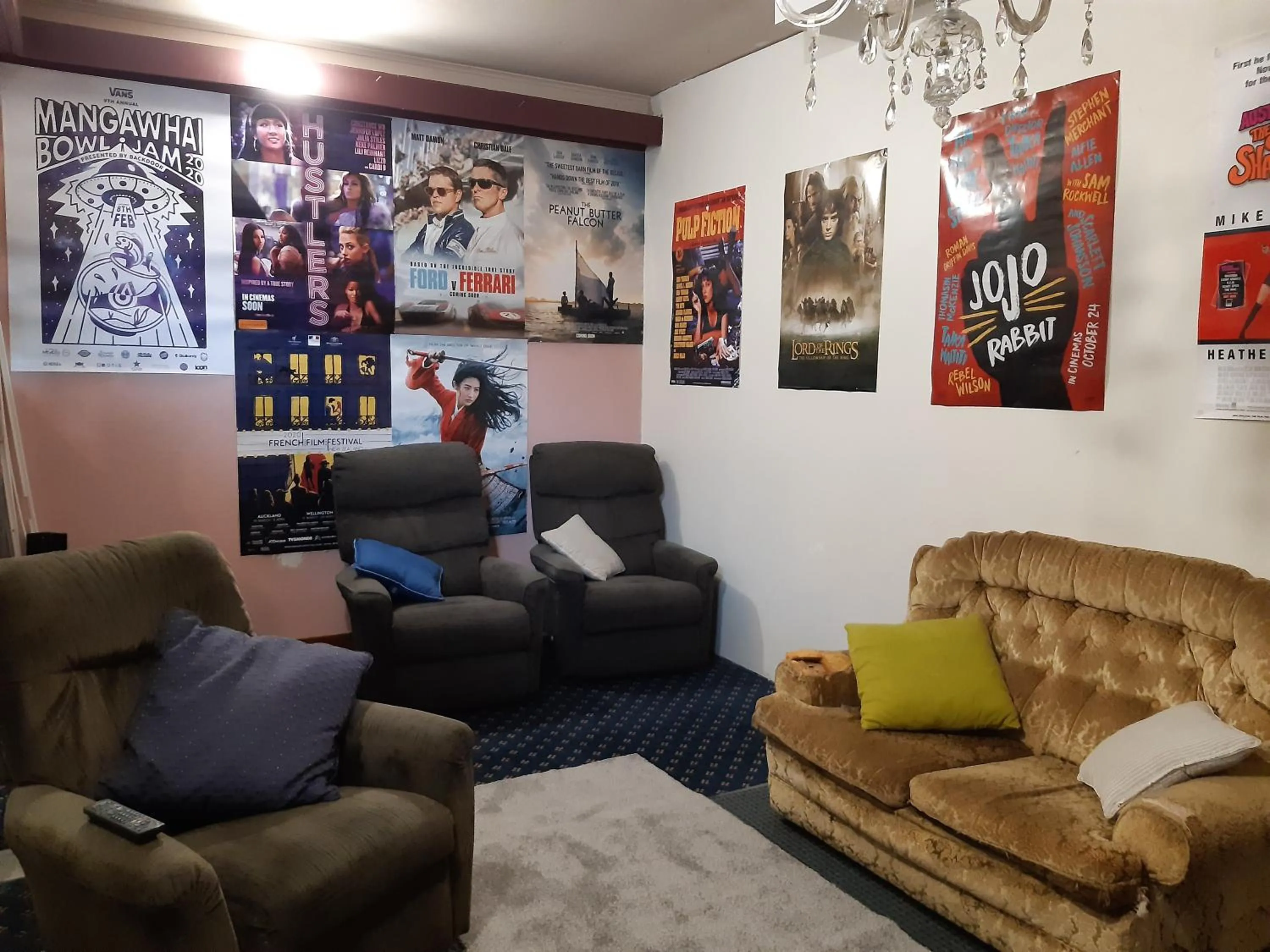 Living room in Ariki Backpackers