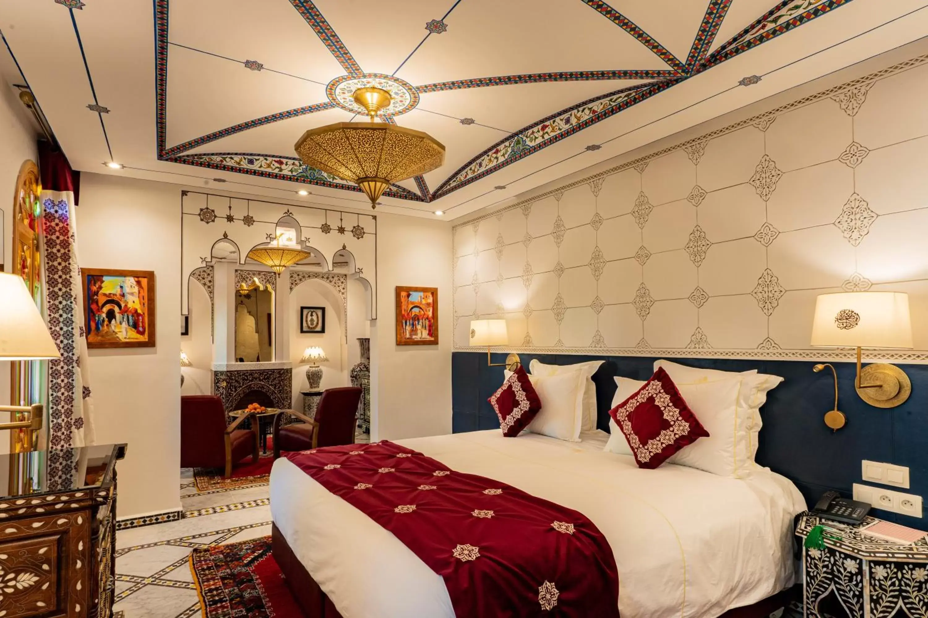 Bed in La Maison Arabe Hotel, Spa & Cooking Workshops