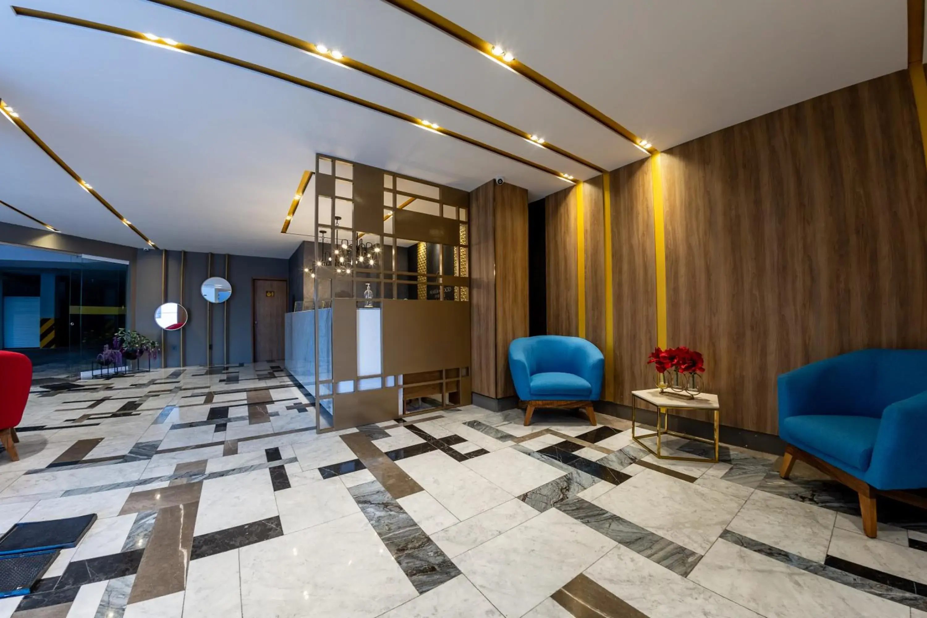 Lobby or reception in Hotel Maria del Rocio