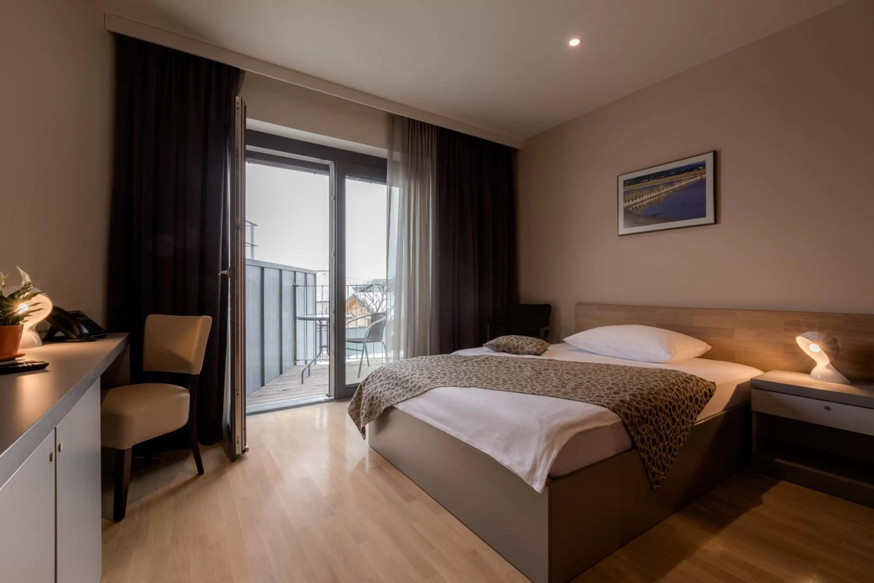 Superior Single Room with Balcony - single occupancy in Hotel Florjančkov Hram