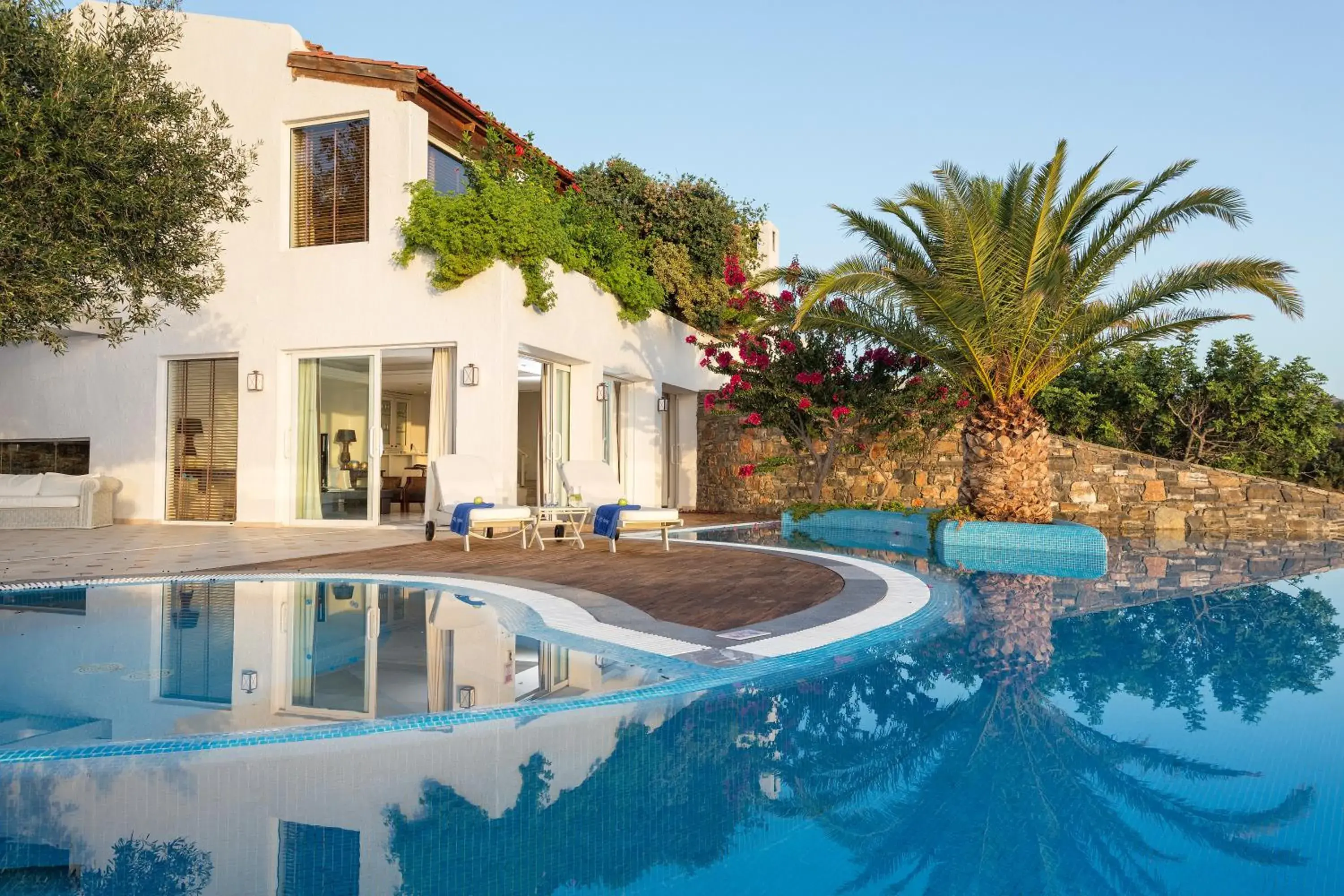 Three Bedroom Presidential Spa Villa Private Heated Pool & Sea View in Elounda Gulf Villas by Sandglass