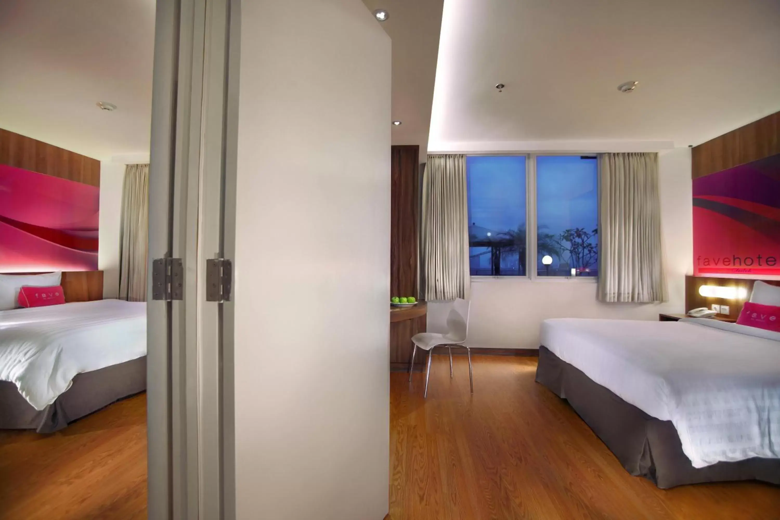 Decorative detail, Bed in favehotel LTC Glodok Decorative detail, Bed in favehotel LTC Glodok