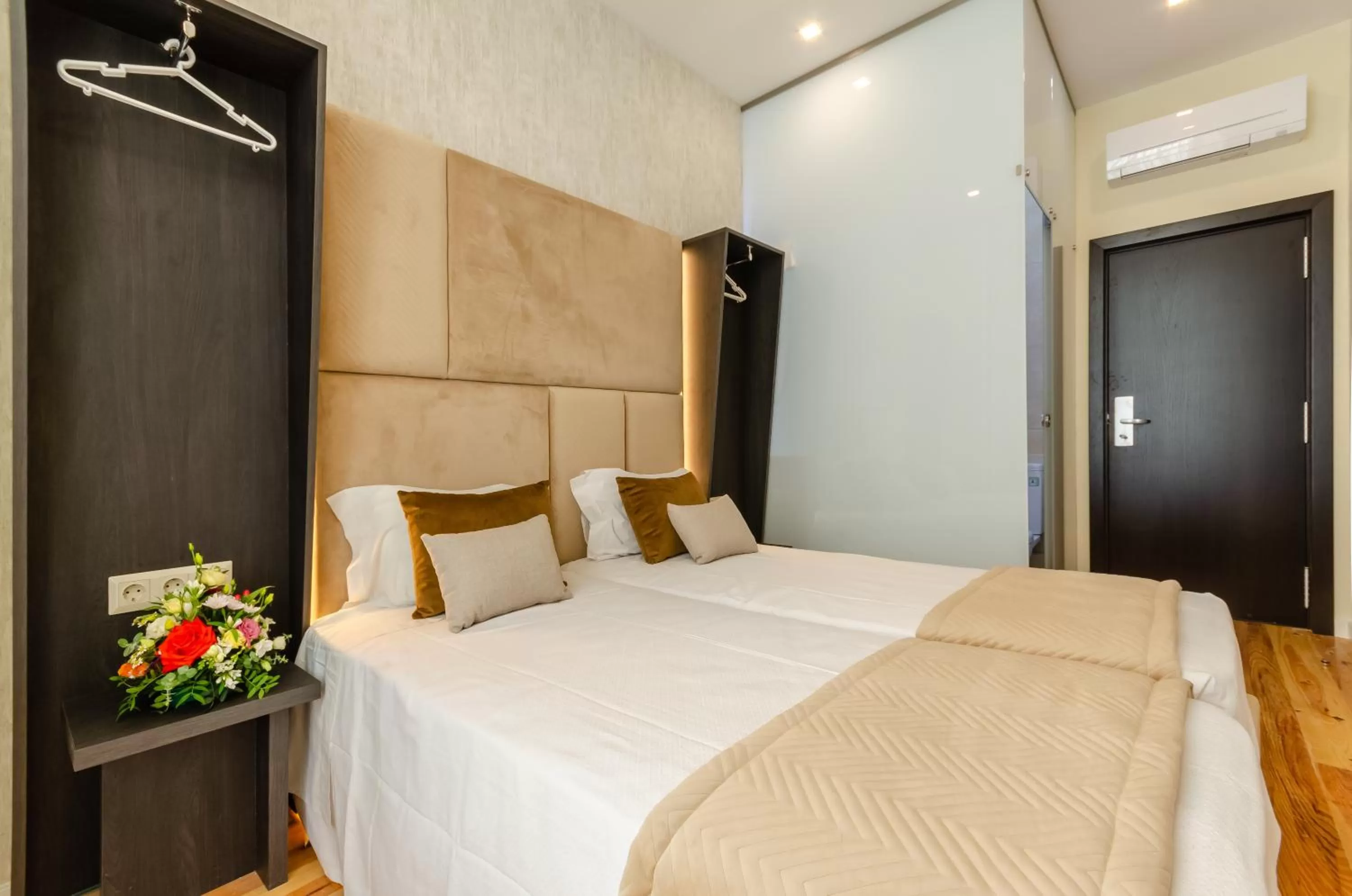 Bed in Hotel Duas Nações