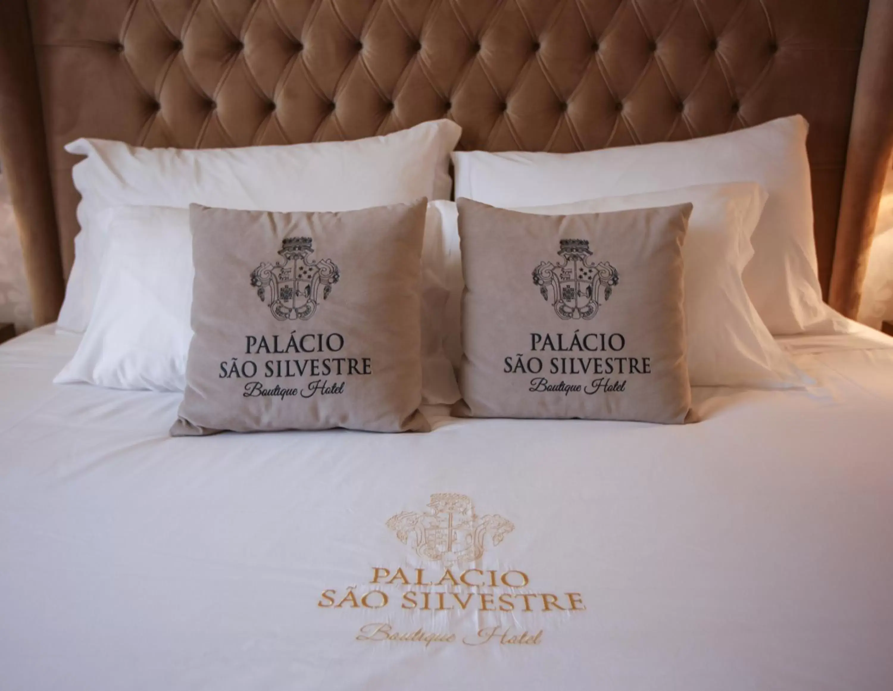 Bed in Palacio São Silvestre-Boutique Hotel