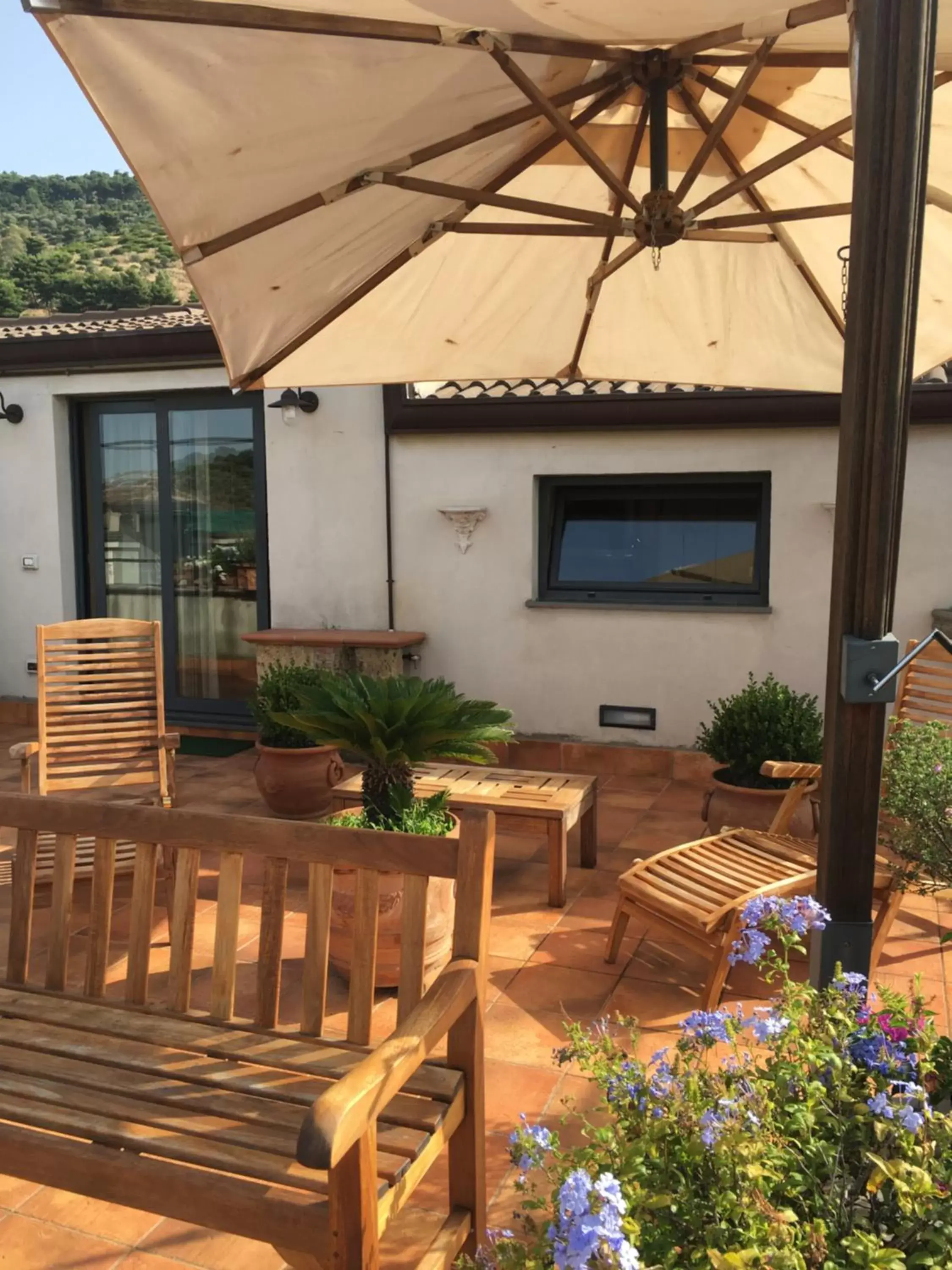 Balcony/Terrace in B&B MontAlbano