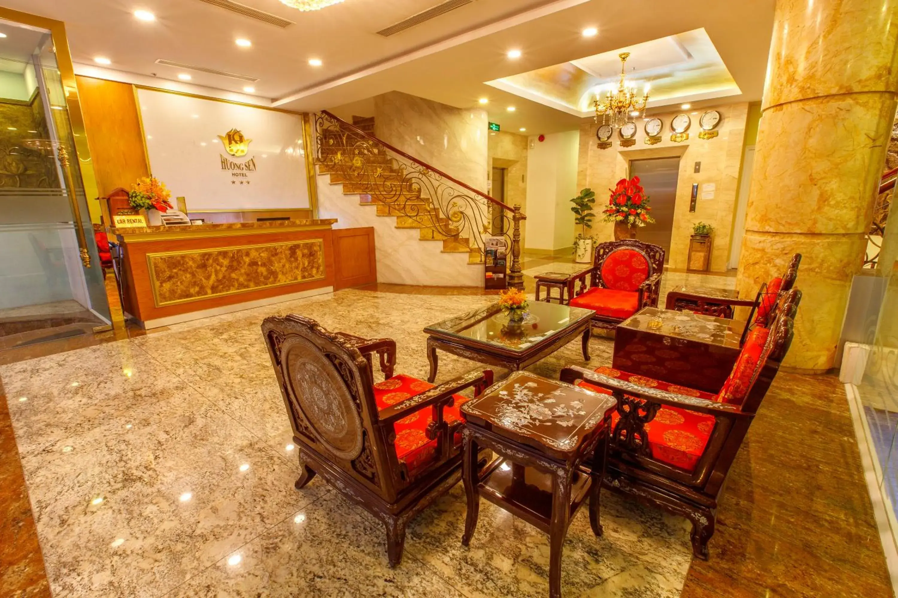 Lobby or reception in Huong Sen Annex Hotel