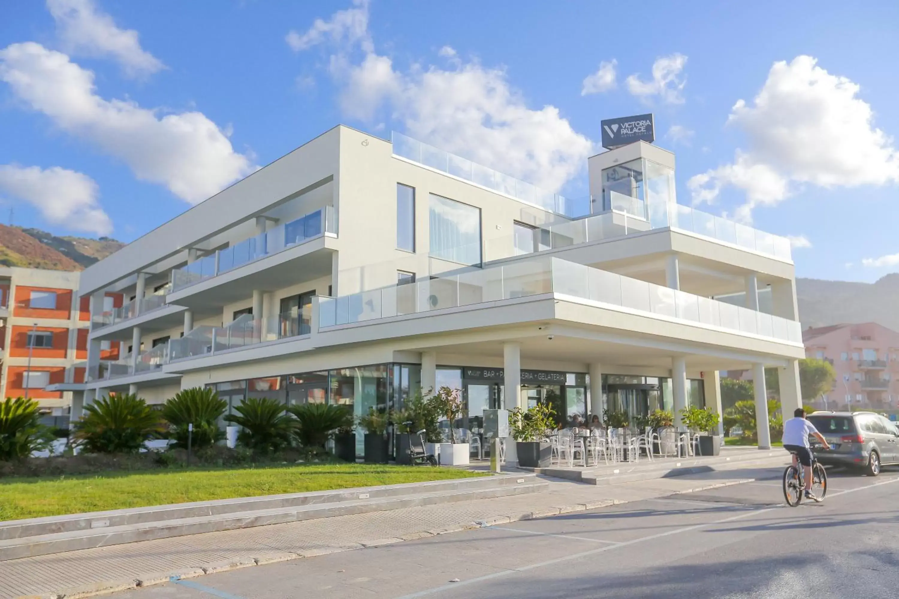 Facade/entrance in Victoria Palace Cefalù Facade/entrance in Victoria Palace Cefalù