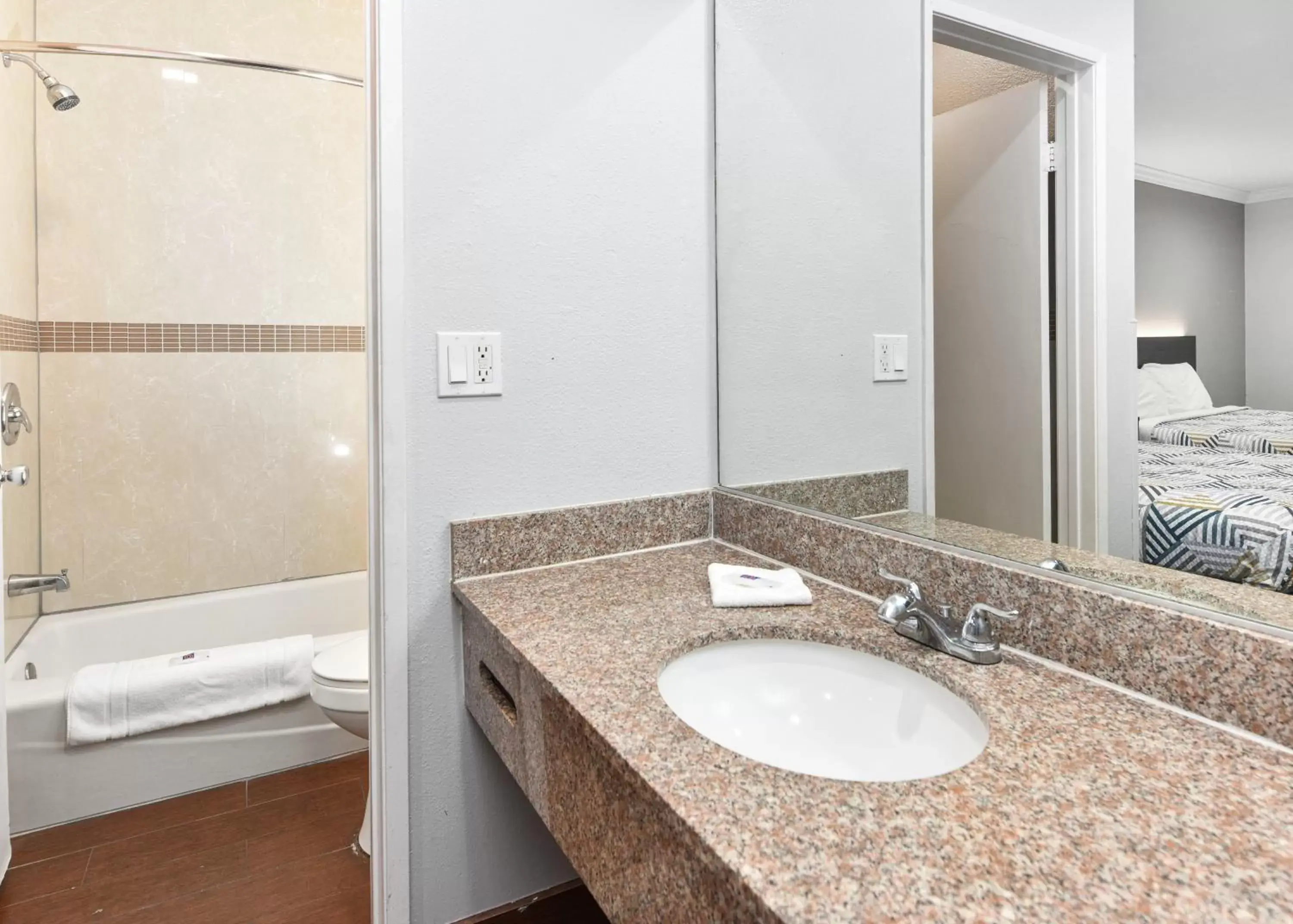 Bathroom in Motel 6-Anaheim, CA - Convention Center