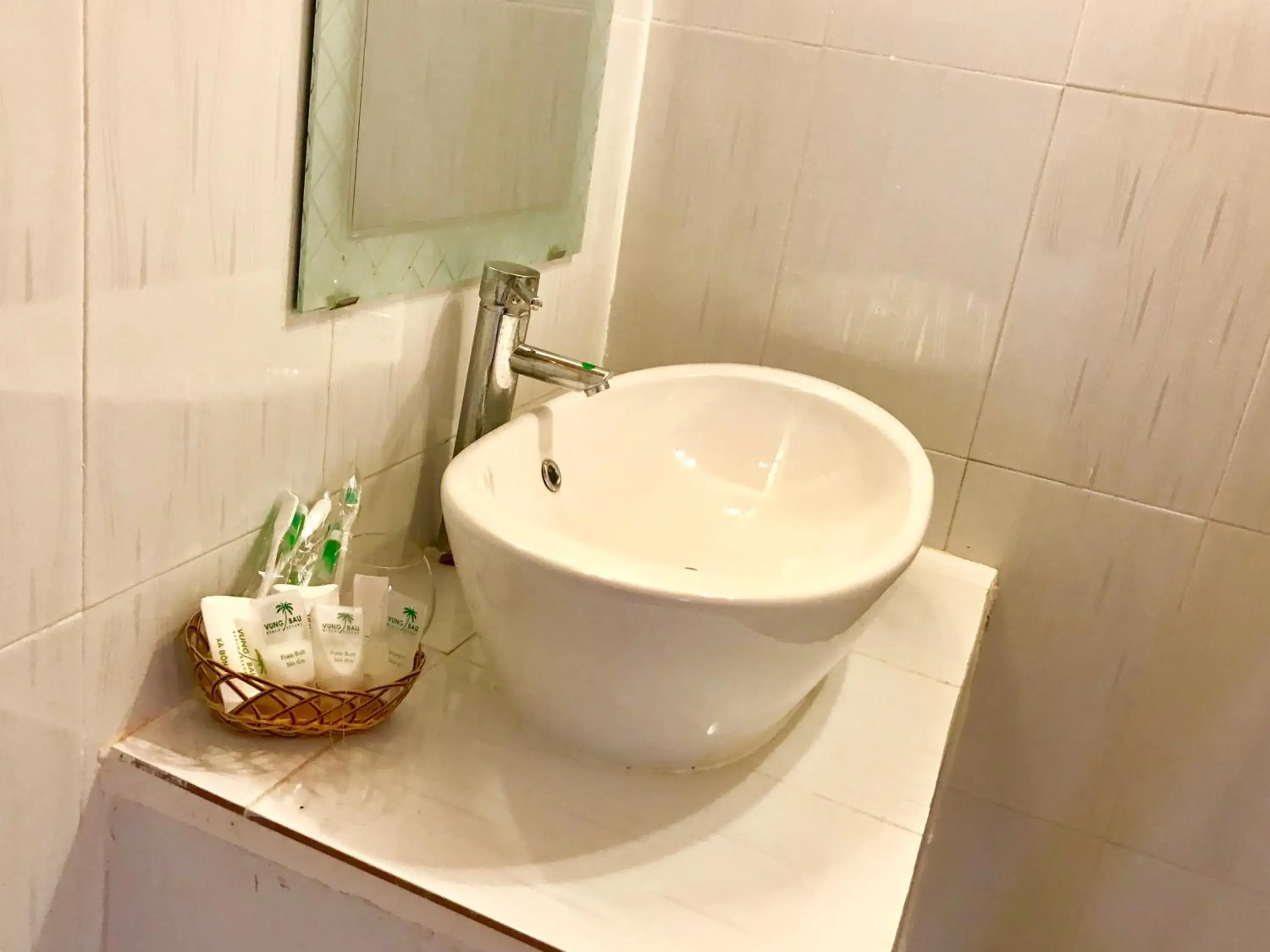 Bathroom in Vung Bau Resort