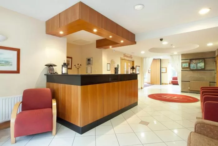 Lobby or reception in The Lodge at Woodenbridge