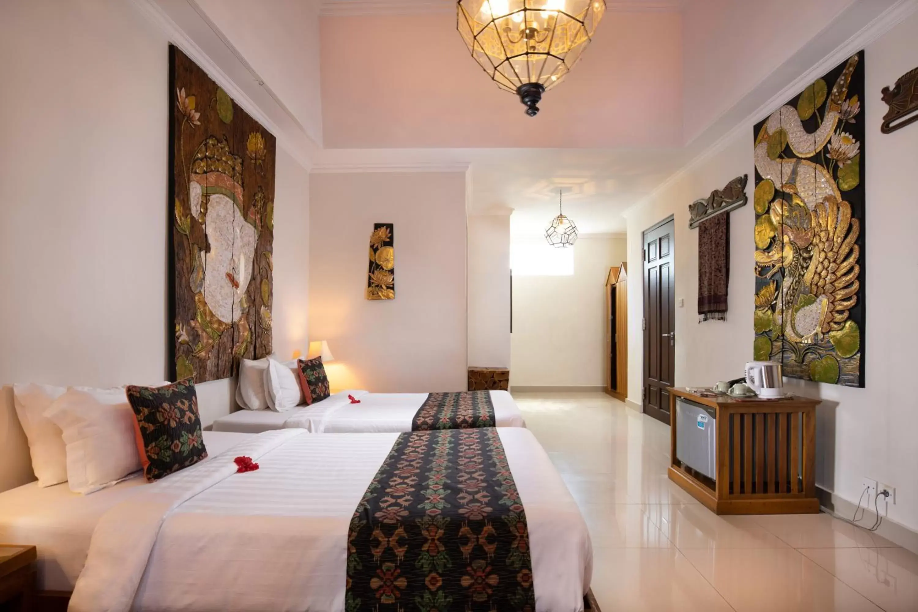 Double or Twin Room with Garden View in Green Field Hotel and Restaurant Double or Twin Room with Garden View in Green Field Hotel and Restaurant