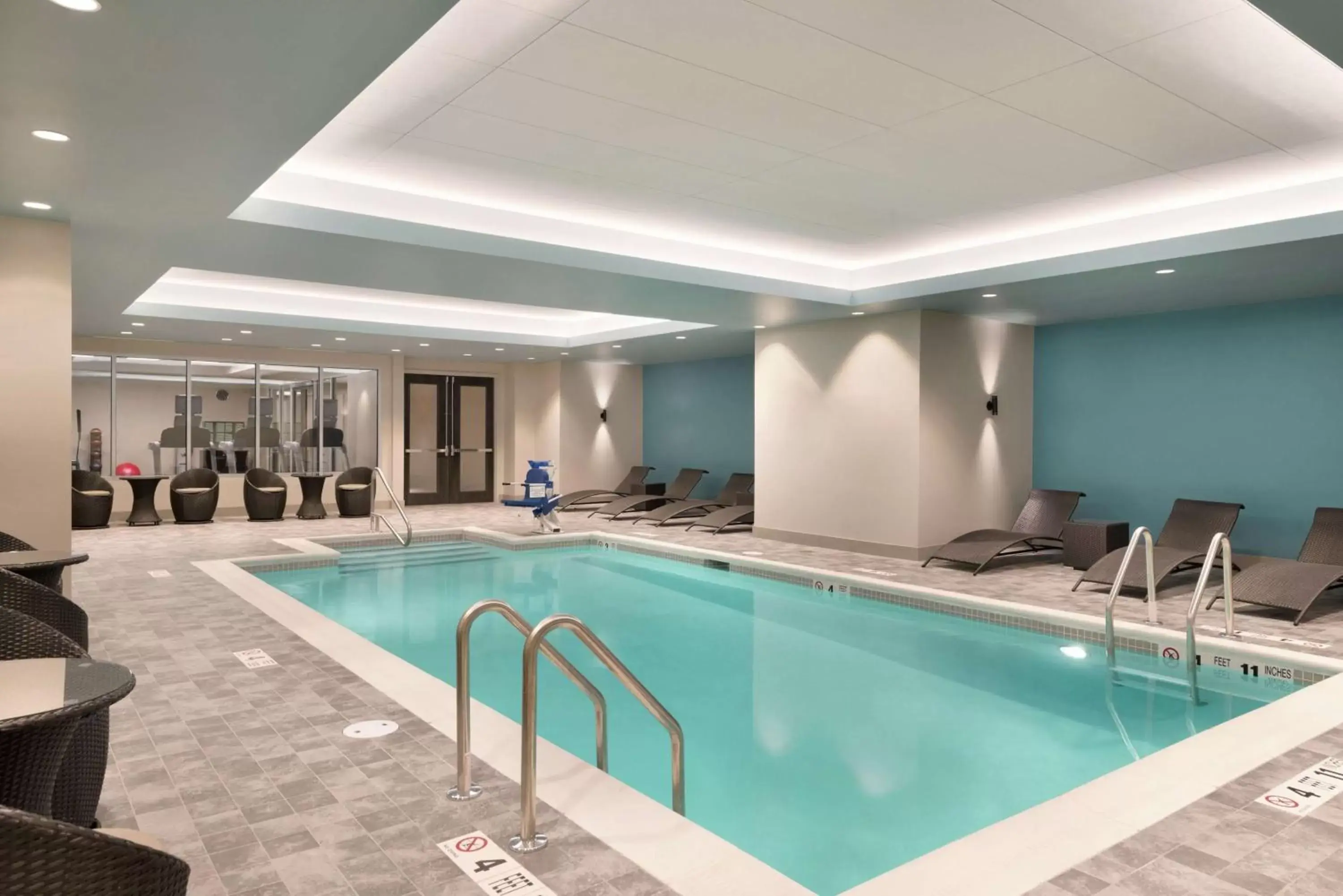 Pool view, Swimming Pool in Hilton Garden Inn Rochester - University & Medical Center