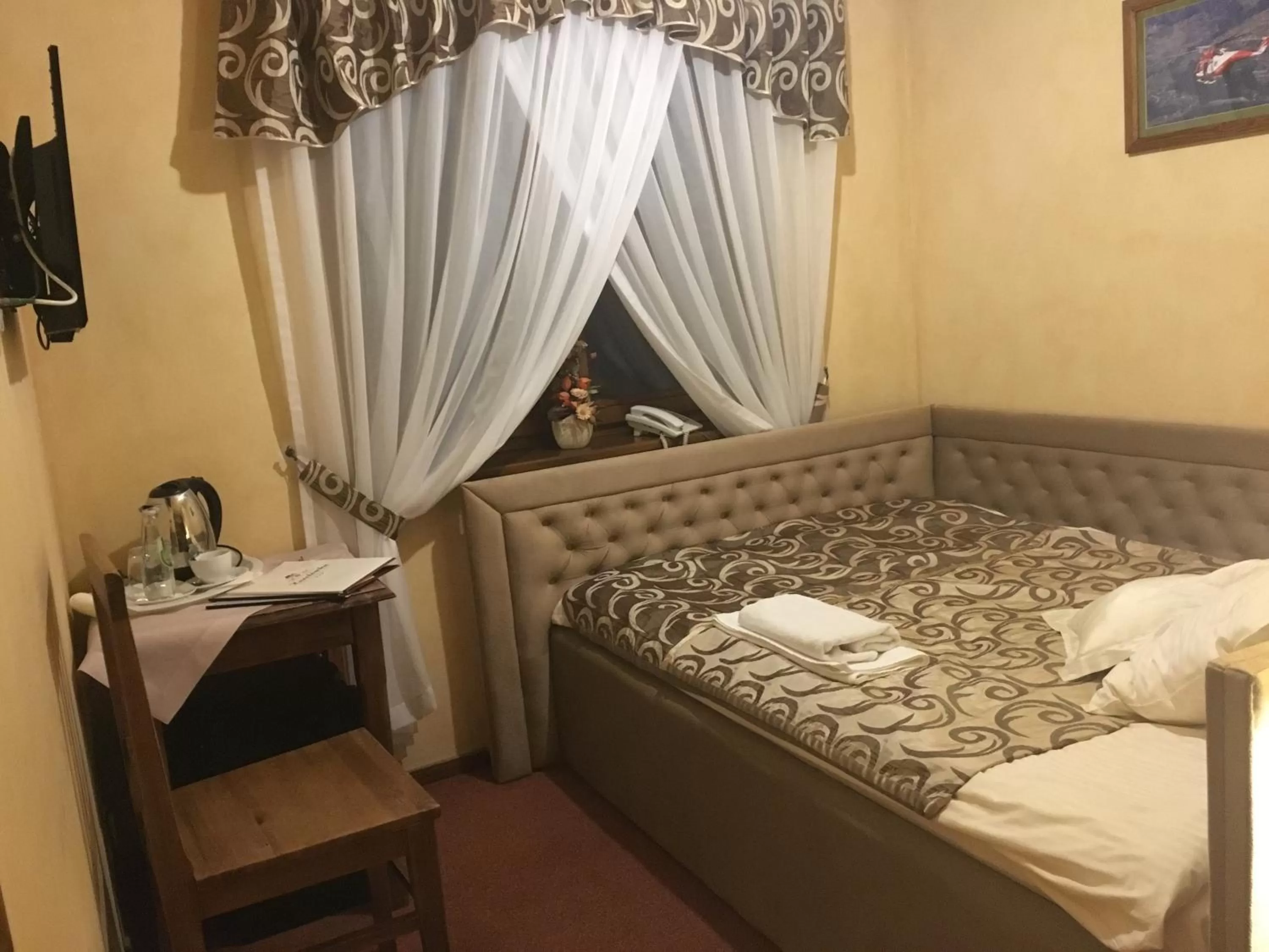 Bed in Hotel Dwór Karolówka