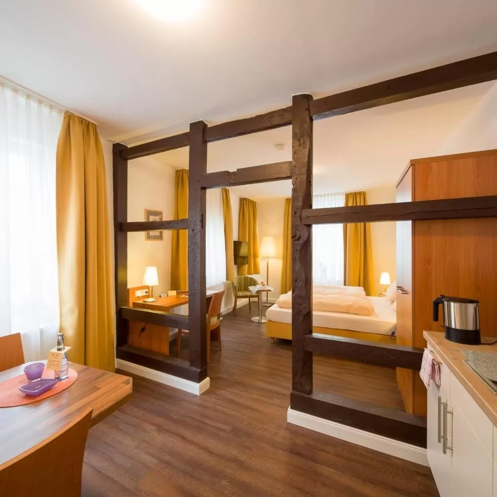 Bedroom, Bed in Hotel Pilgrimhaus