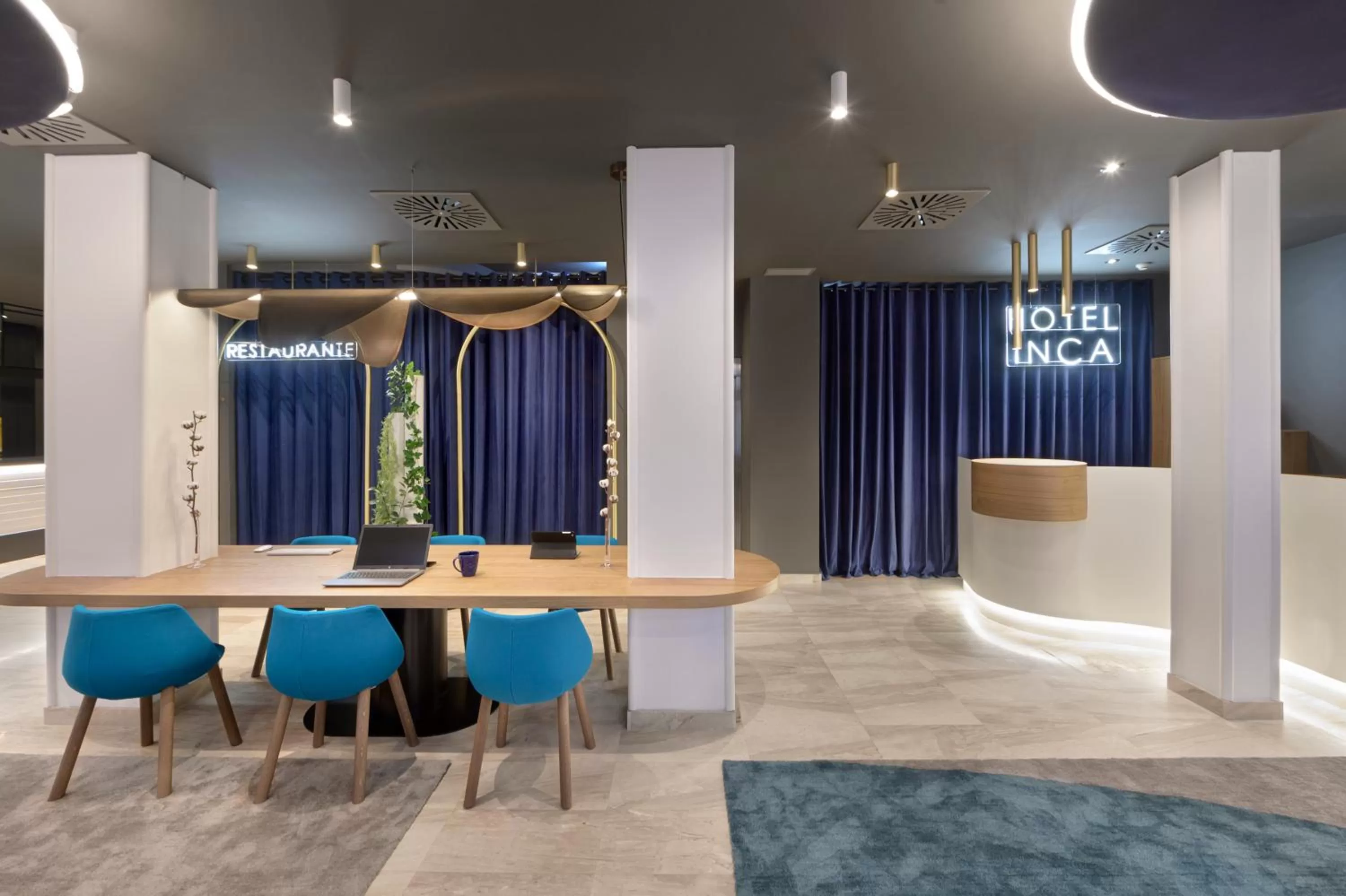 Lobby or reception in Hotel Inca