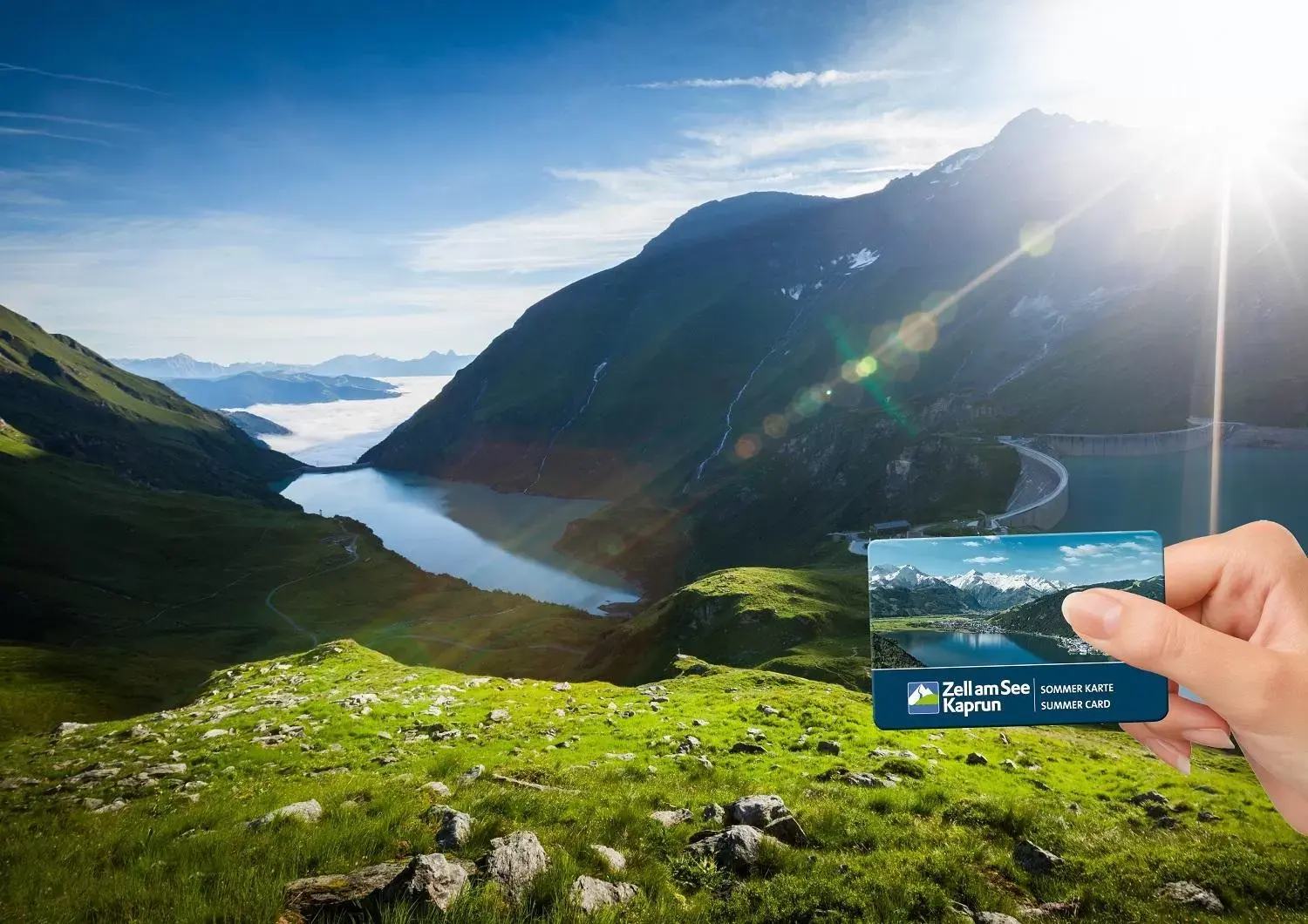 Natural landscape, Bird's-eye View in Das Alpenhaus Kaprun