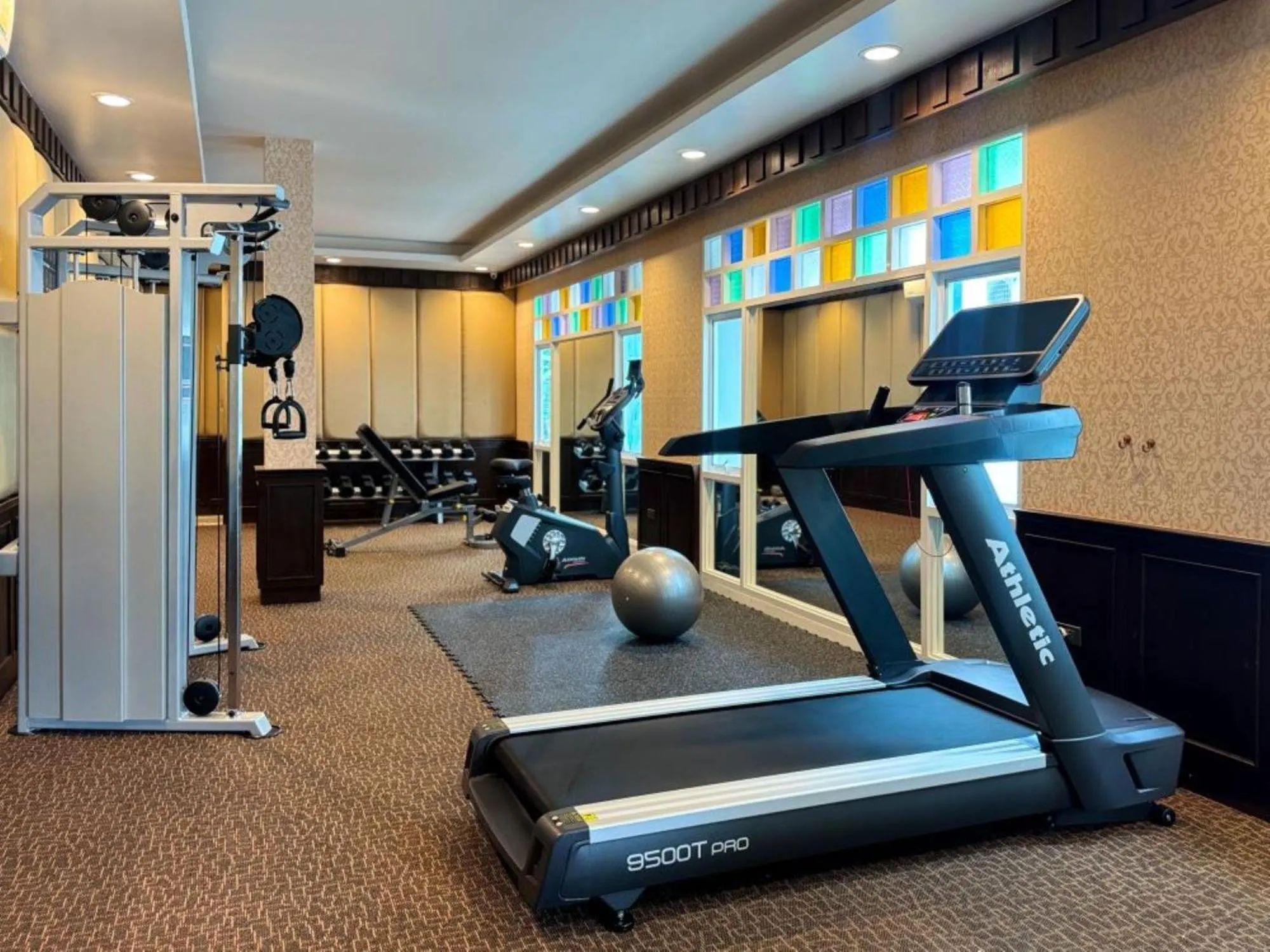 Fitness centre/facilities in Grand Supicha City Hotel