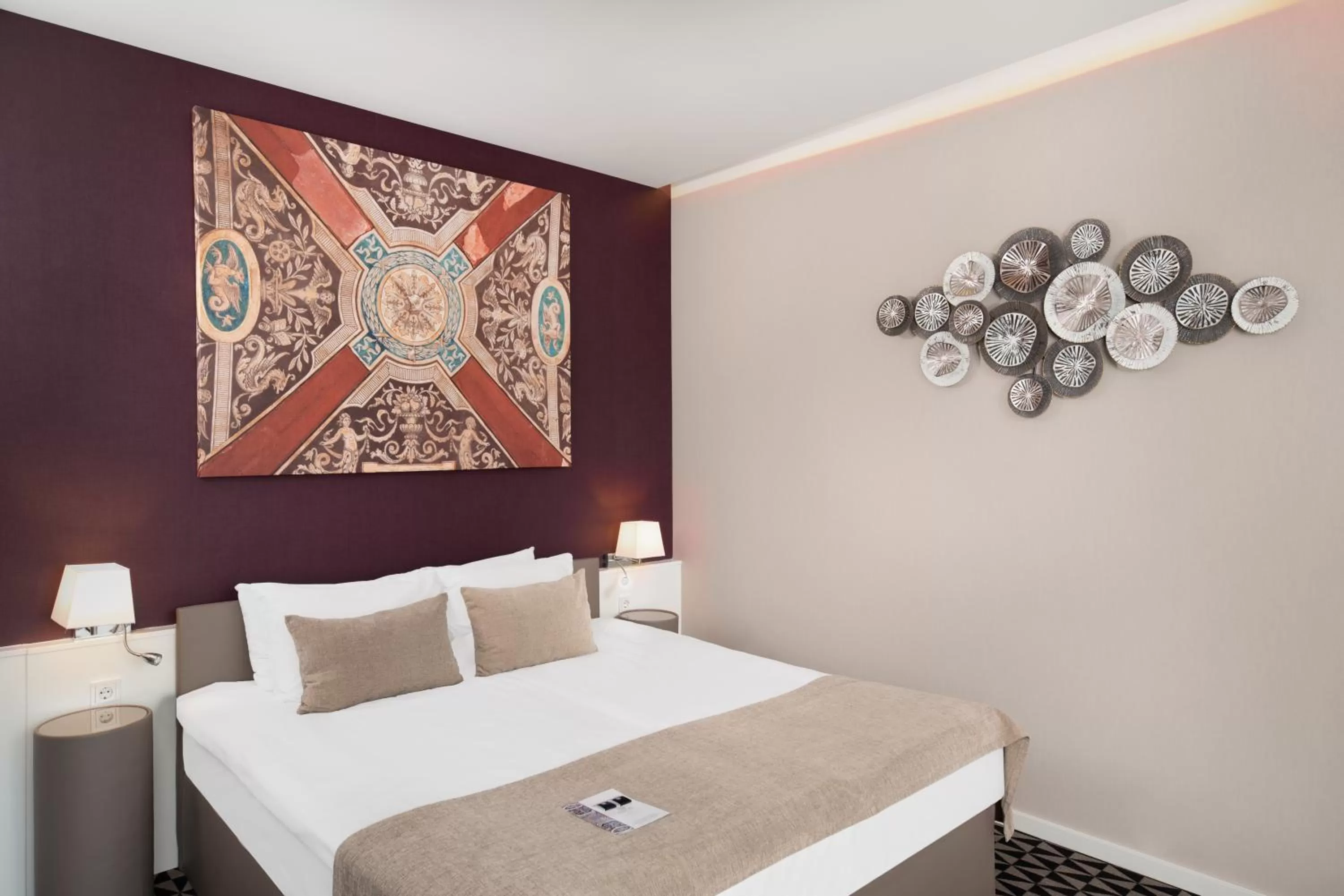 Bedroom, Bed in Hotel Moments Budapest by Continental Group
