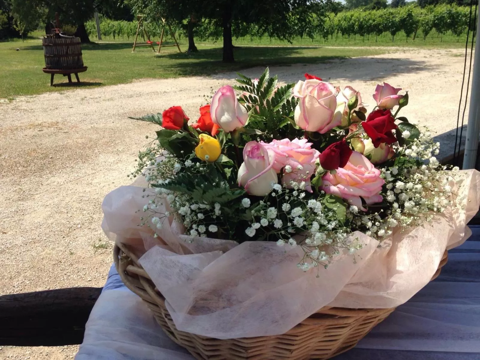 Decorative detail in Agriturismo Le Giarine