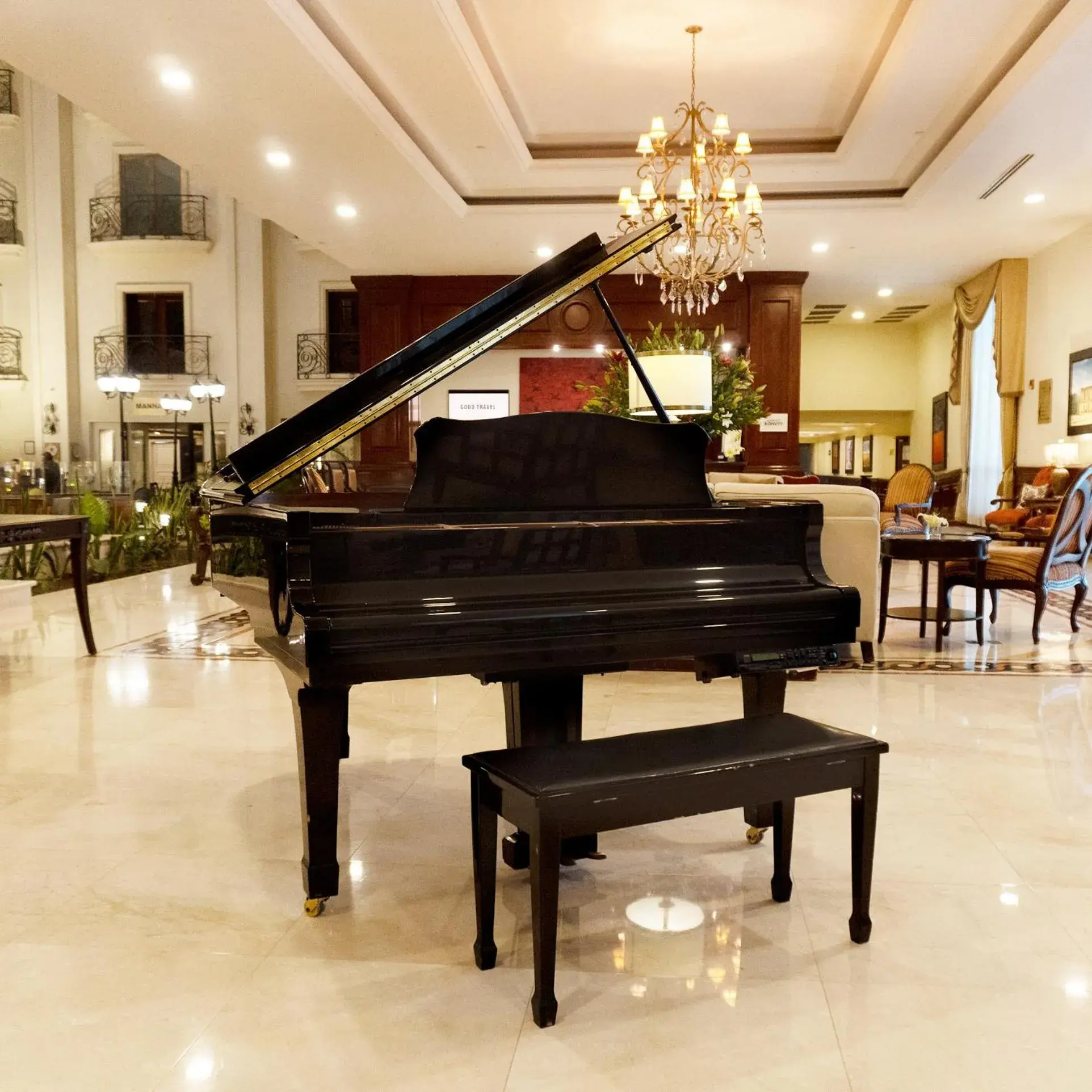Living room, Lobby/Reception in Torreon Marriott Hotel