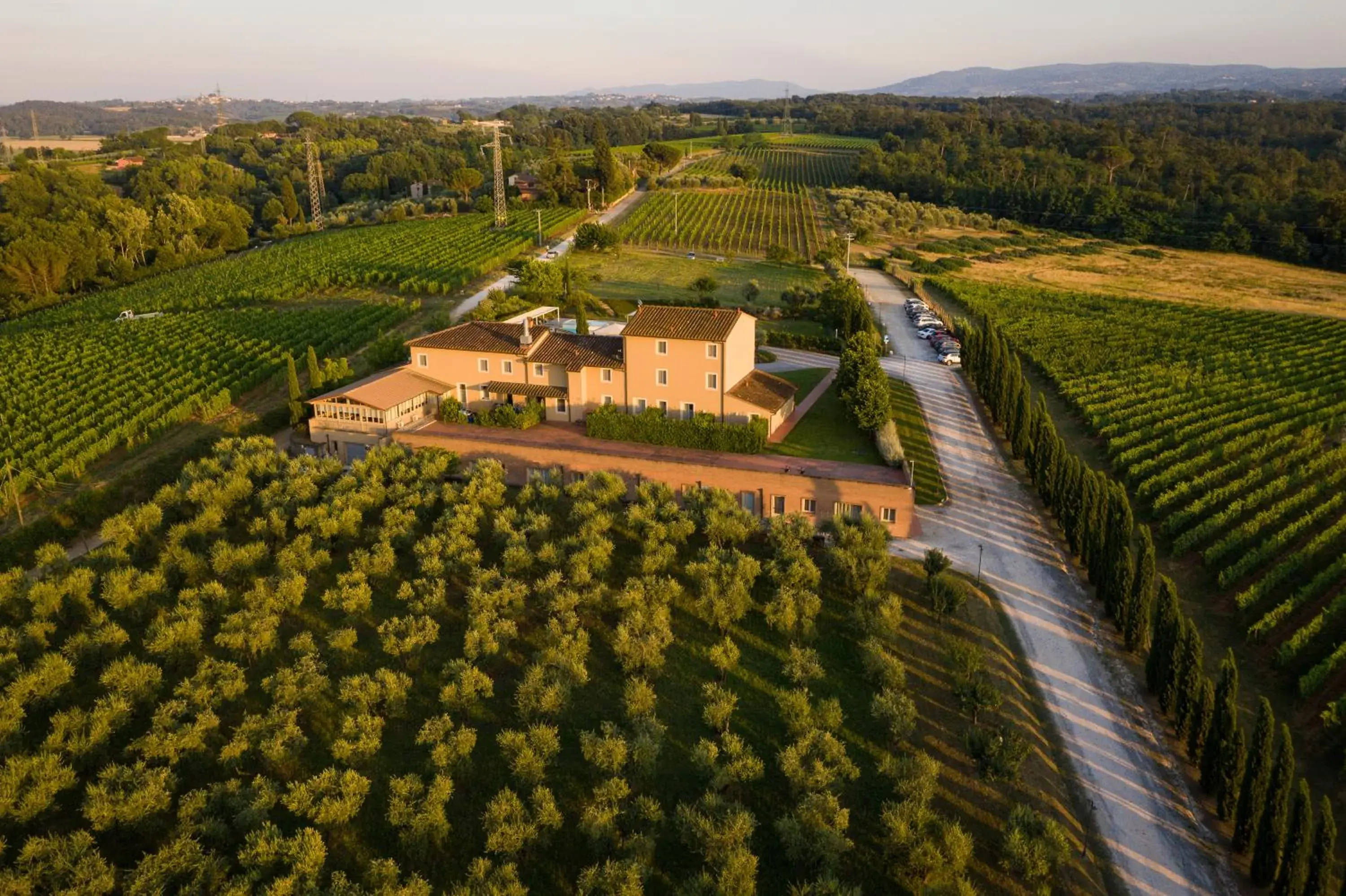 Bird's eye view in Resort Casale Le Torri