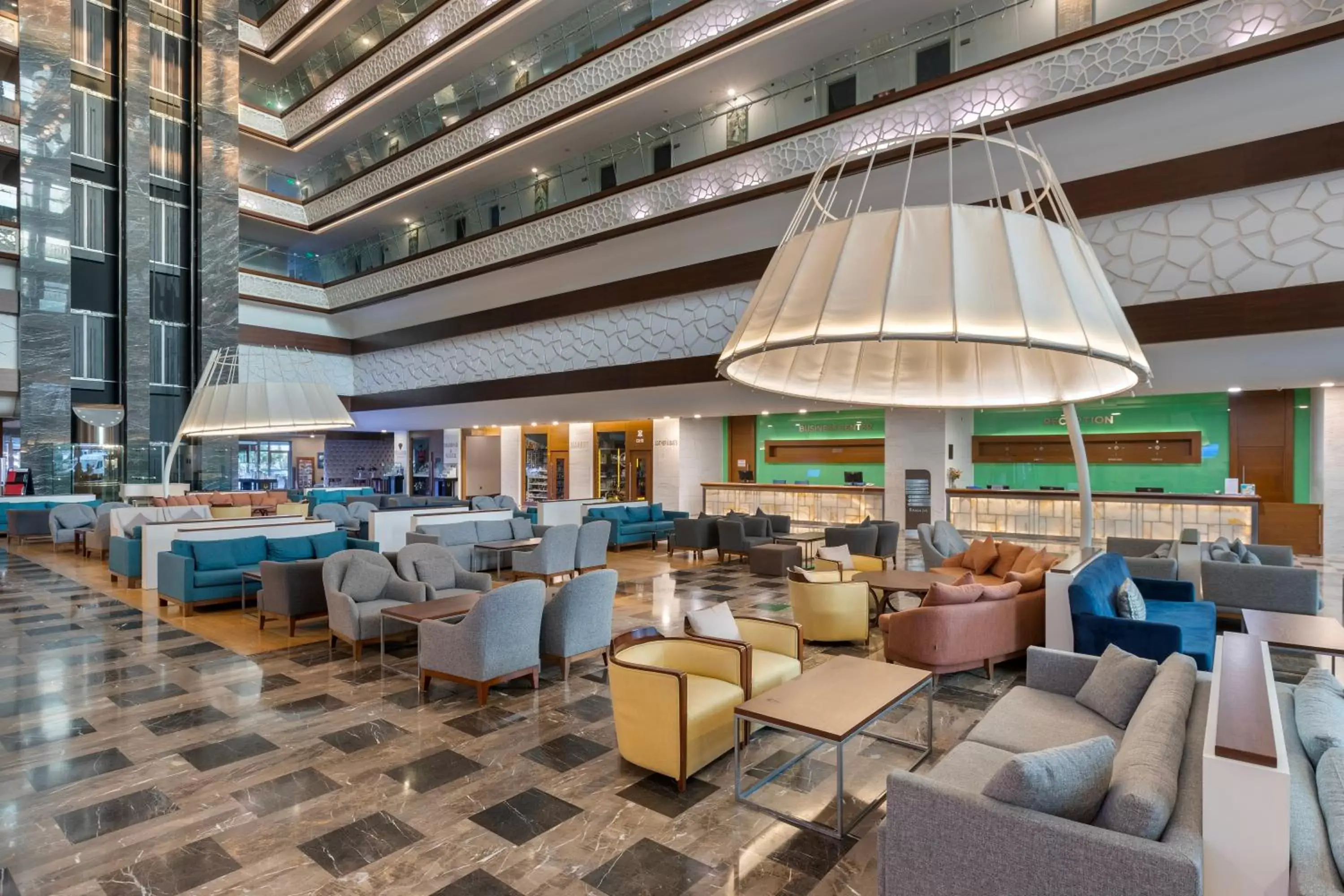 Lobby or reception, Lounge/Bar in Ramada Plaza Antalya