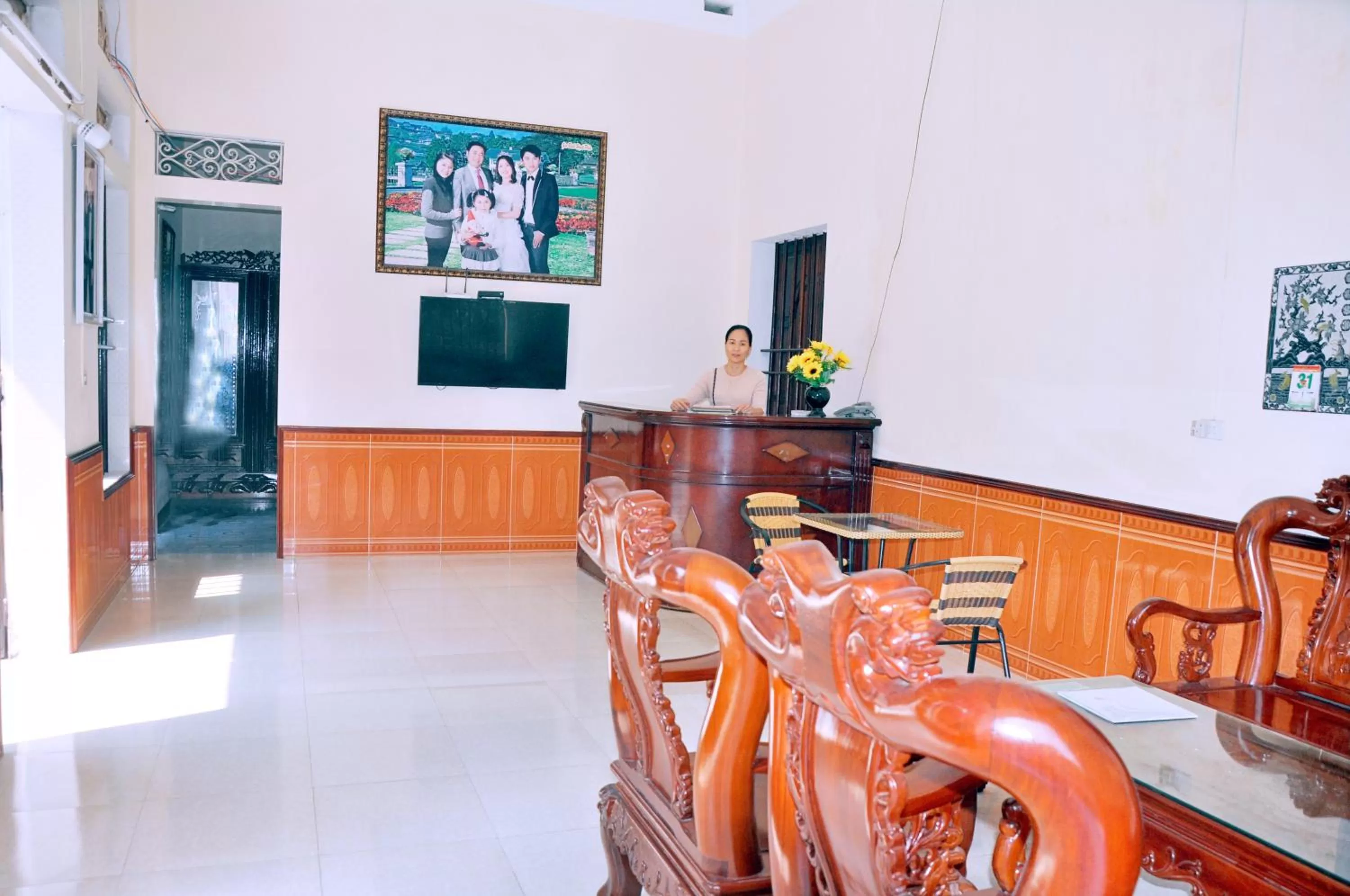 Lobby or reception in Tam Coc Family Hotel