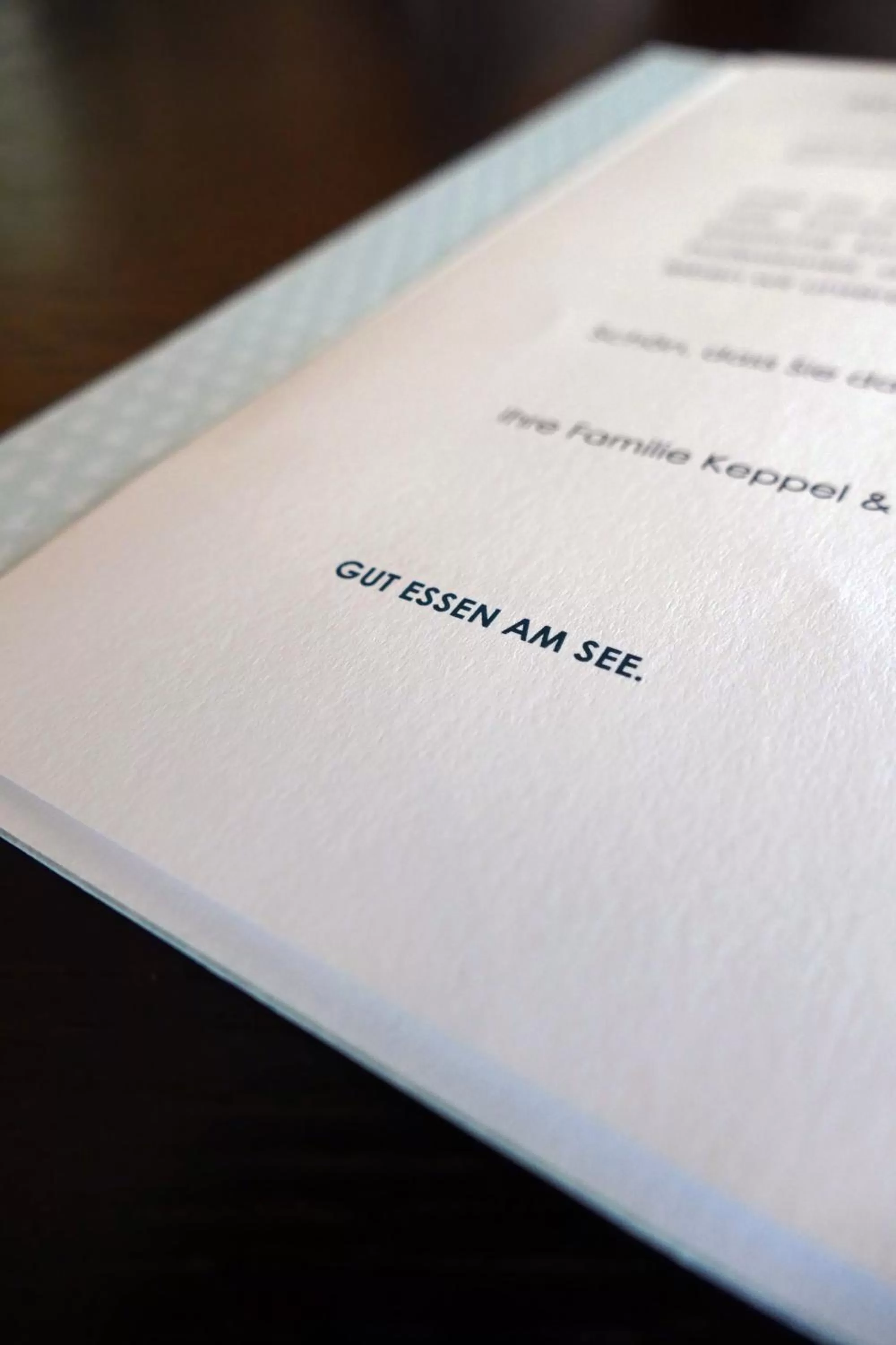 Food and drinks in SeeHotel Ketsch