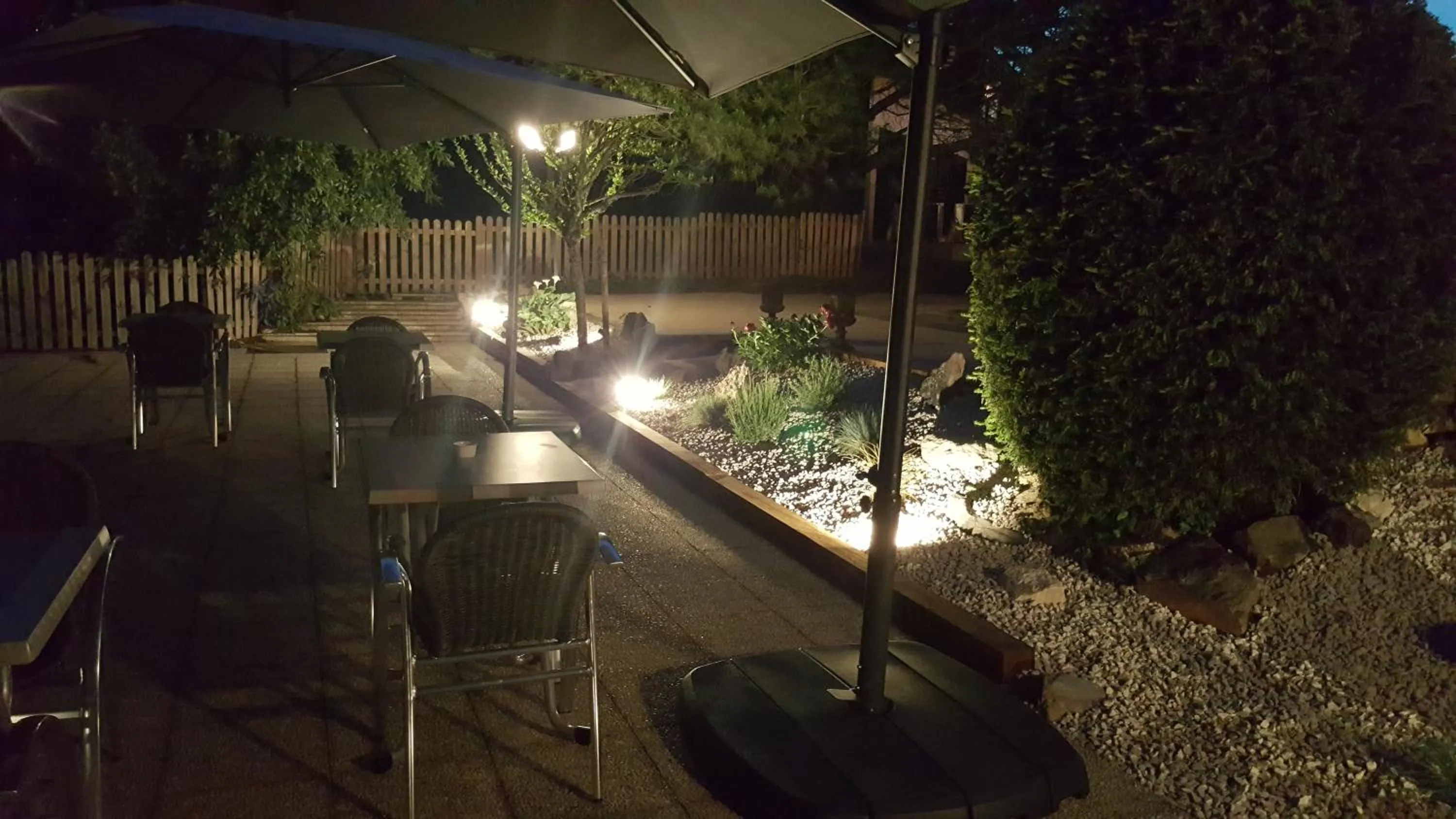 Patio in Contact Hotel Atoll