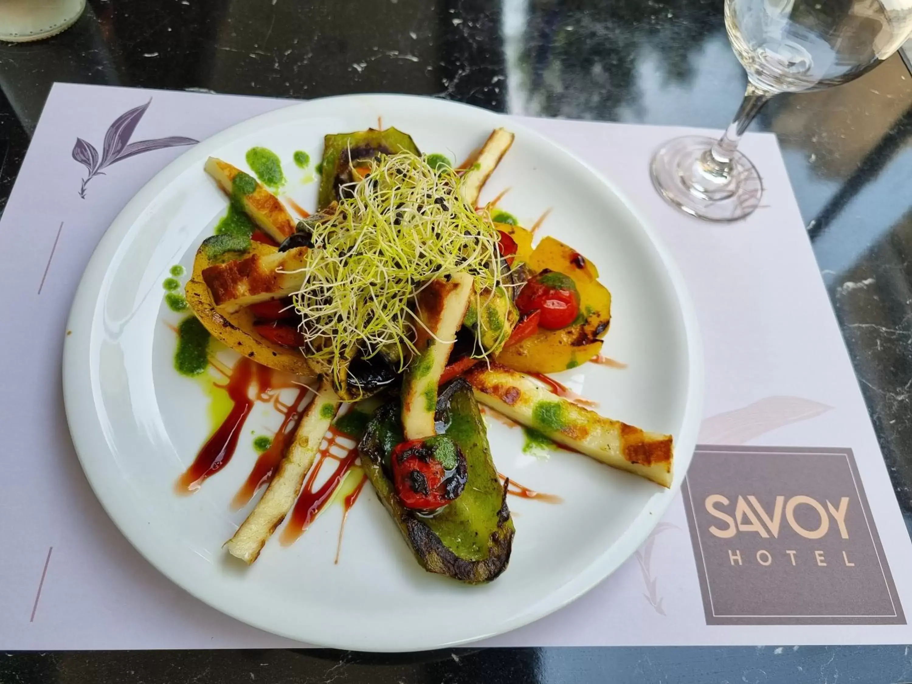 Food in Savoy Hotel