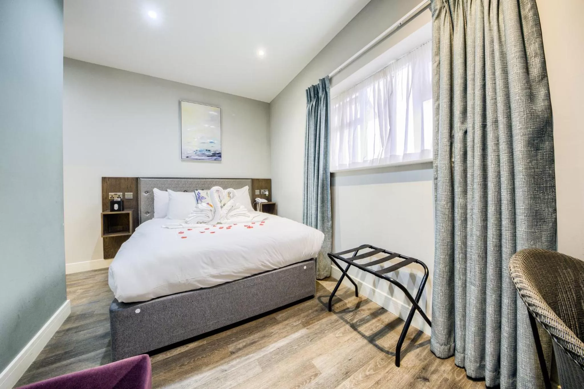 Bedroom, Bed in Villare Leicester City Centre hotel