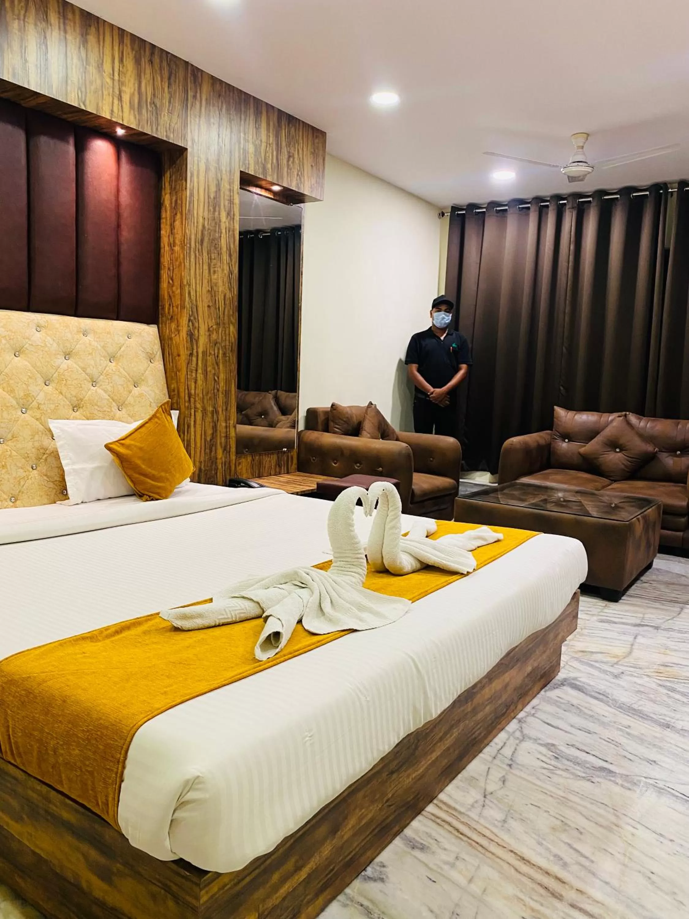 Photo of the whole room, Bed in Hotel Grand Residency