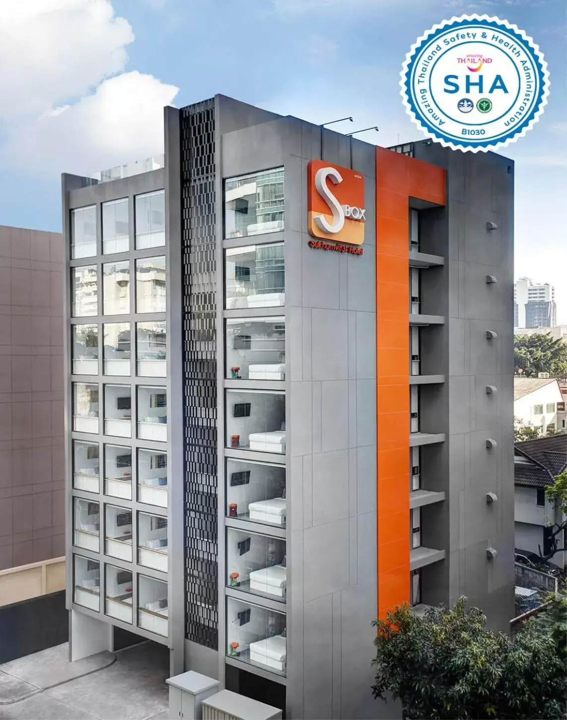 Facade/entrance, Property Building in S Box Sukhumvit Hotel - SHA Extra Plus
