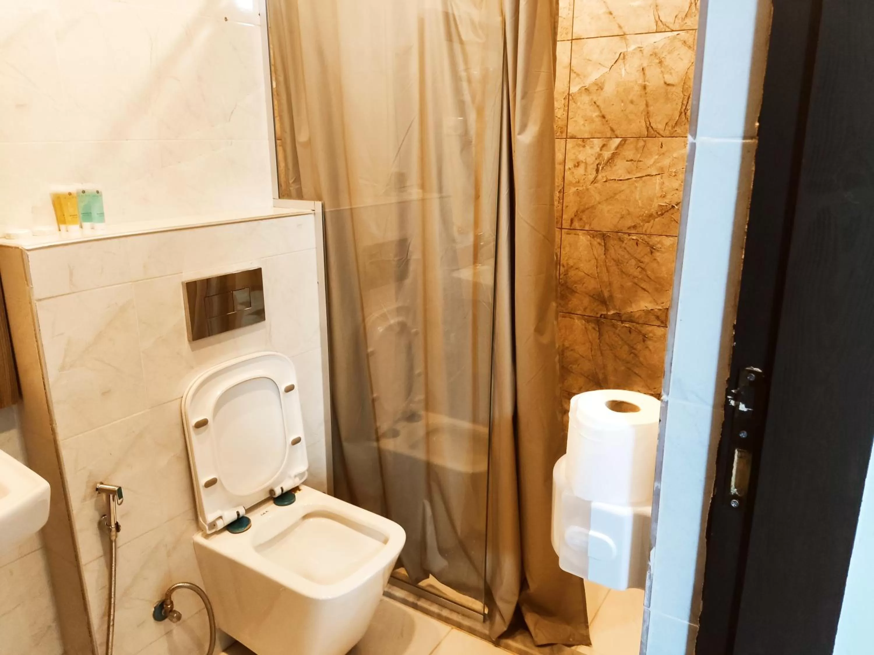 Shower in Golden Plaza Hotel