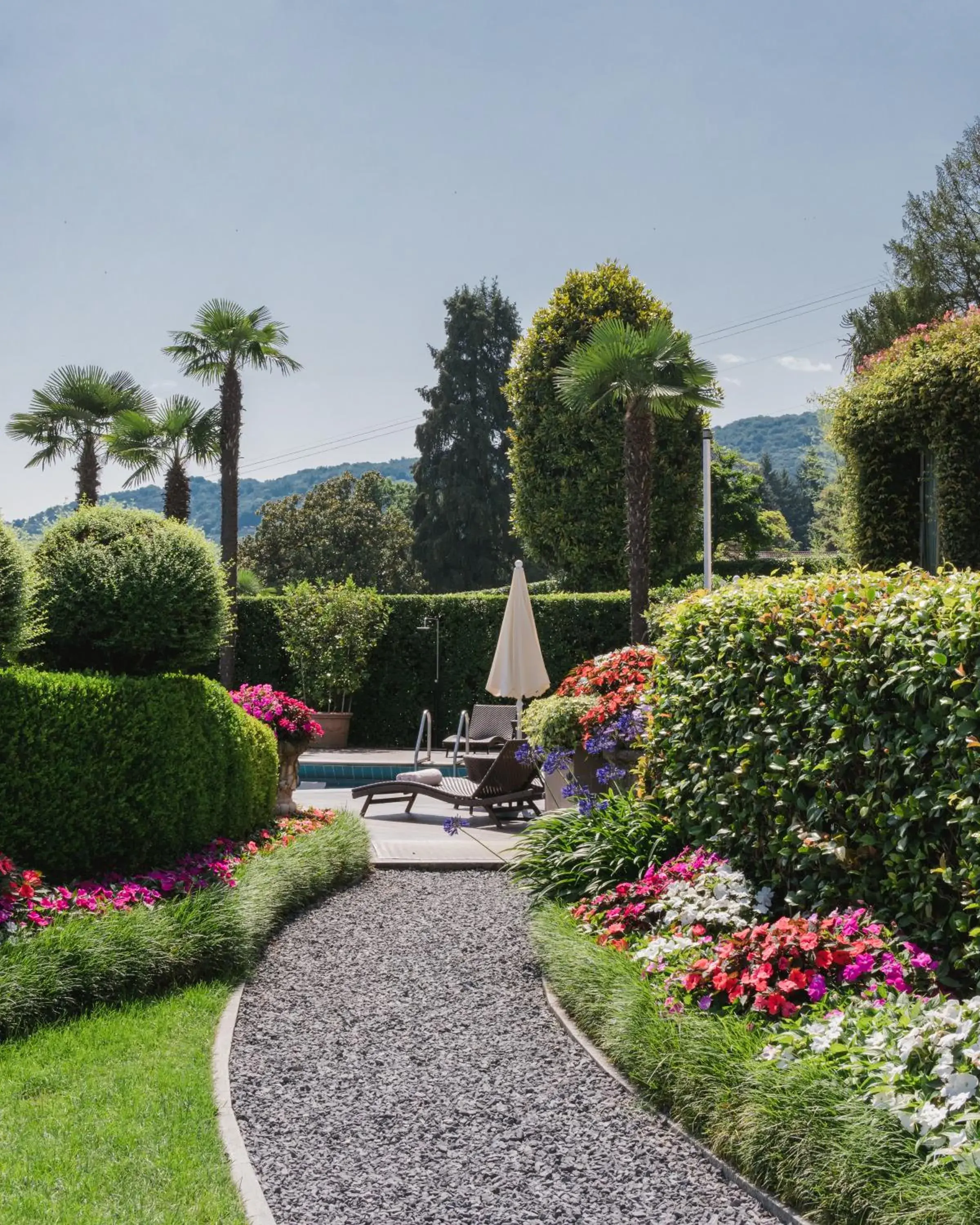 Summer, Garden in Hotel Villa E Palazzo Aminta