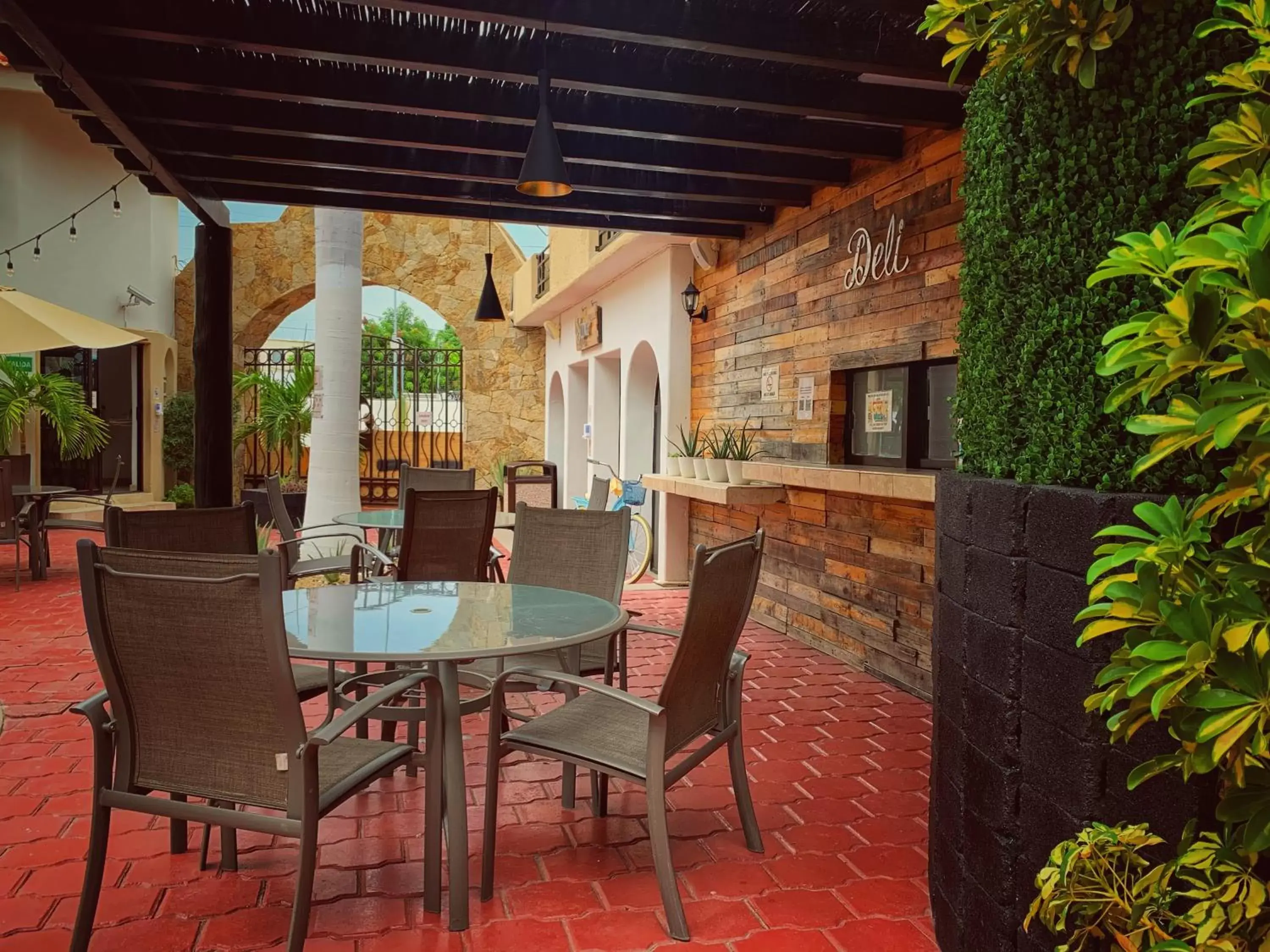 Dining area in Hotel Santa Fe Los Cabos by Villa Group