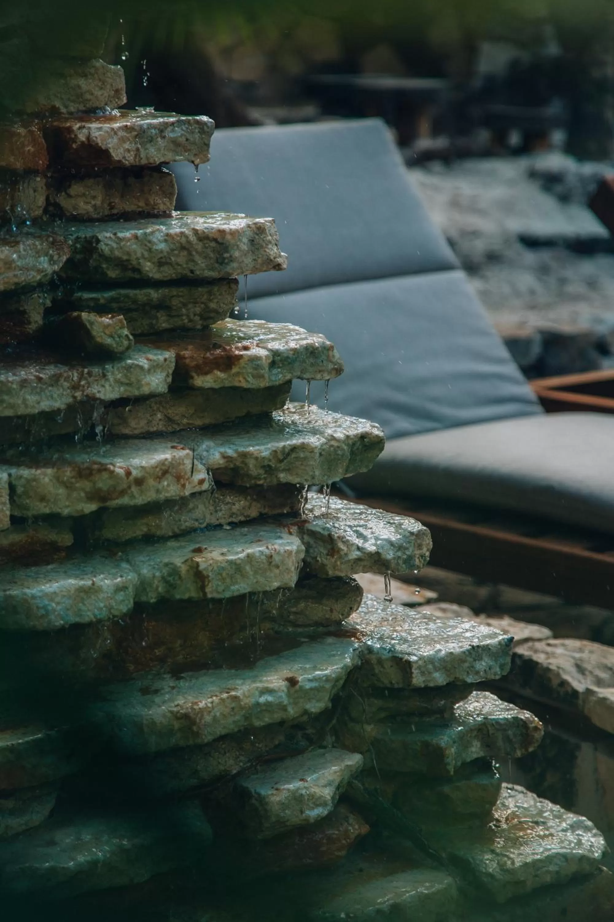 sunbed in Ikal Tulum Hotel