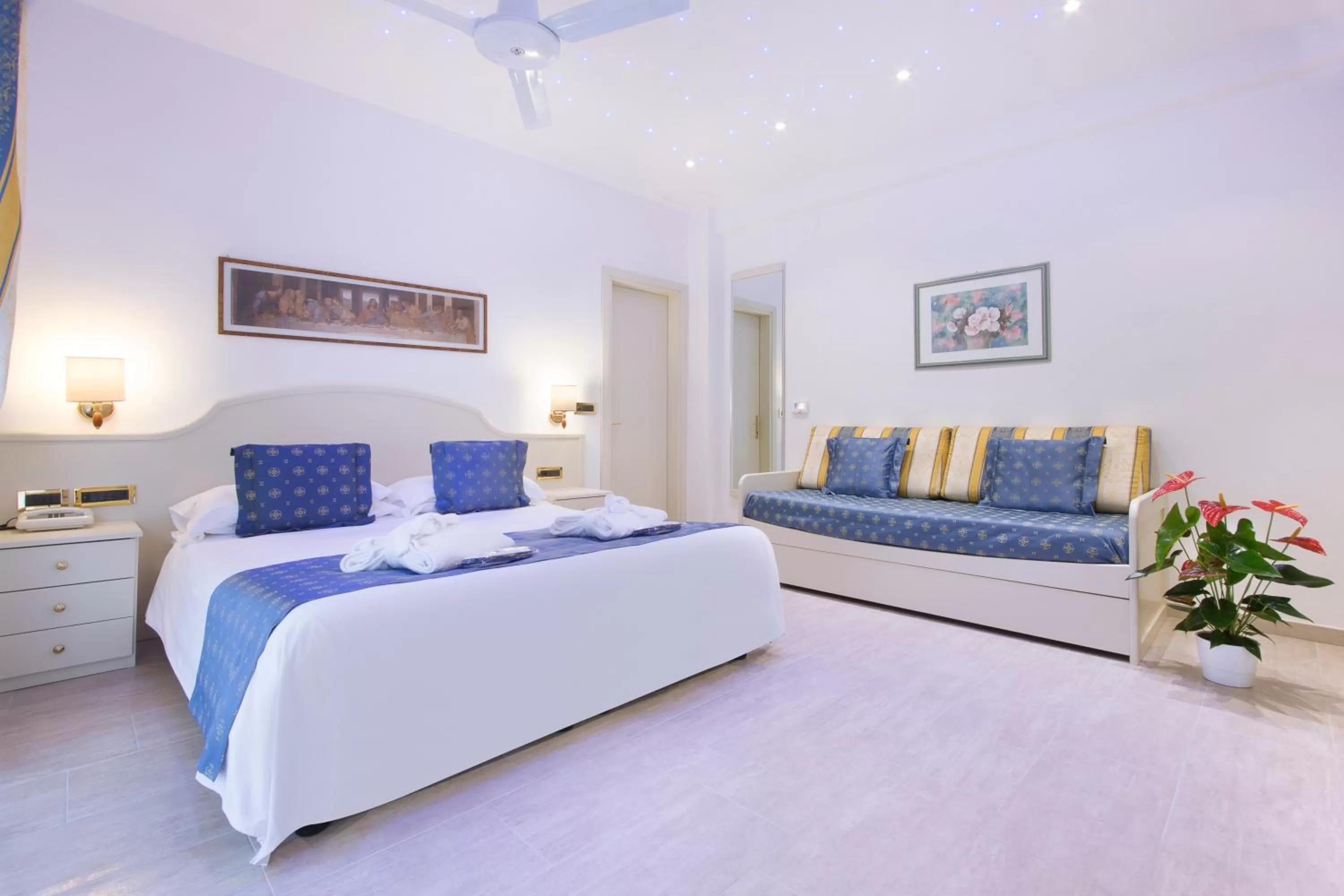 Bed in Hotel Ristorante Toscana