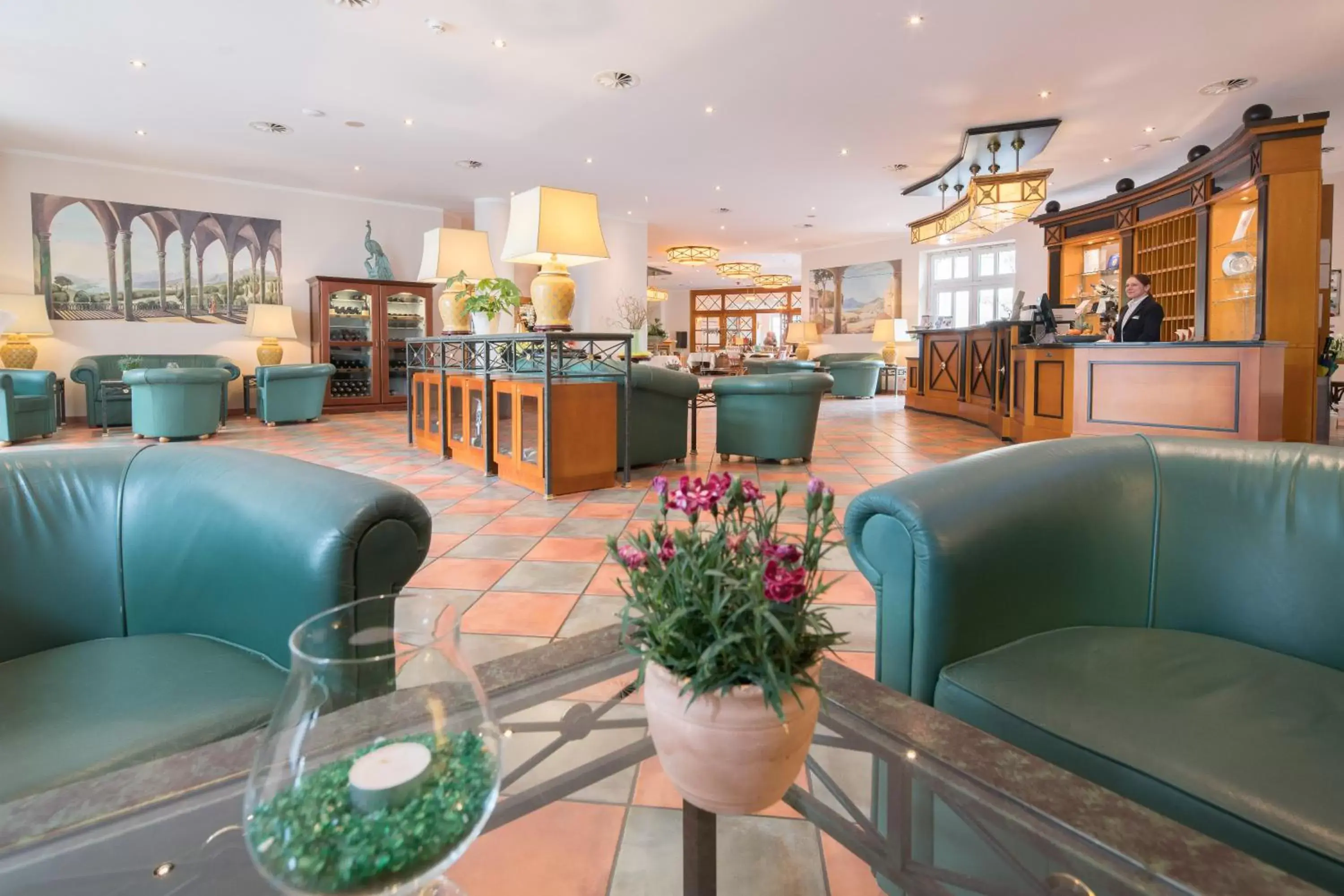 Lobby or reception, Lounge/Bar in Best Western Wein- und Parkhotel