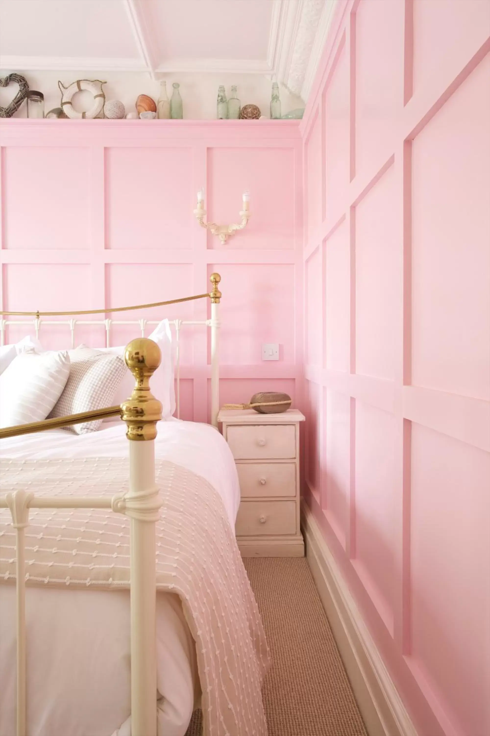 Decorative detail, Bed in The Beach House