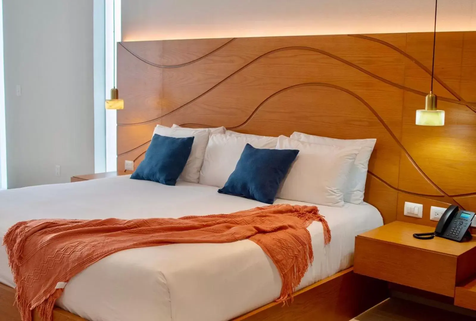 Bed in Hotel Puerto Libre