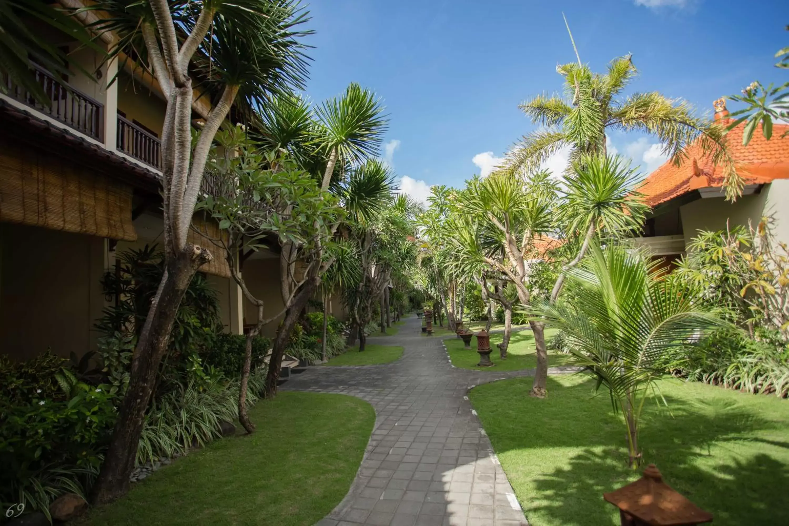 Garden view, Garden in Kuta Puri Bungalows, Villas and Resort