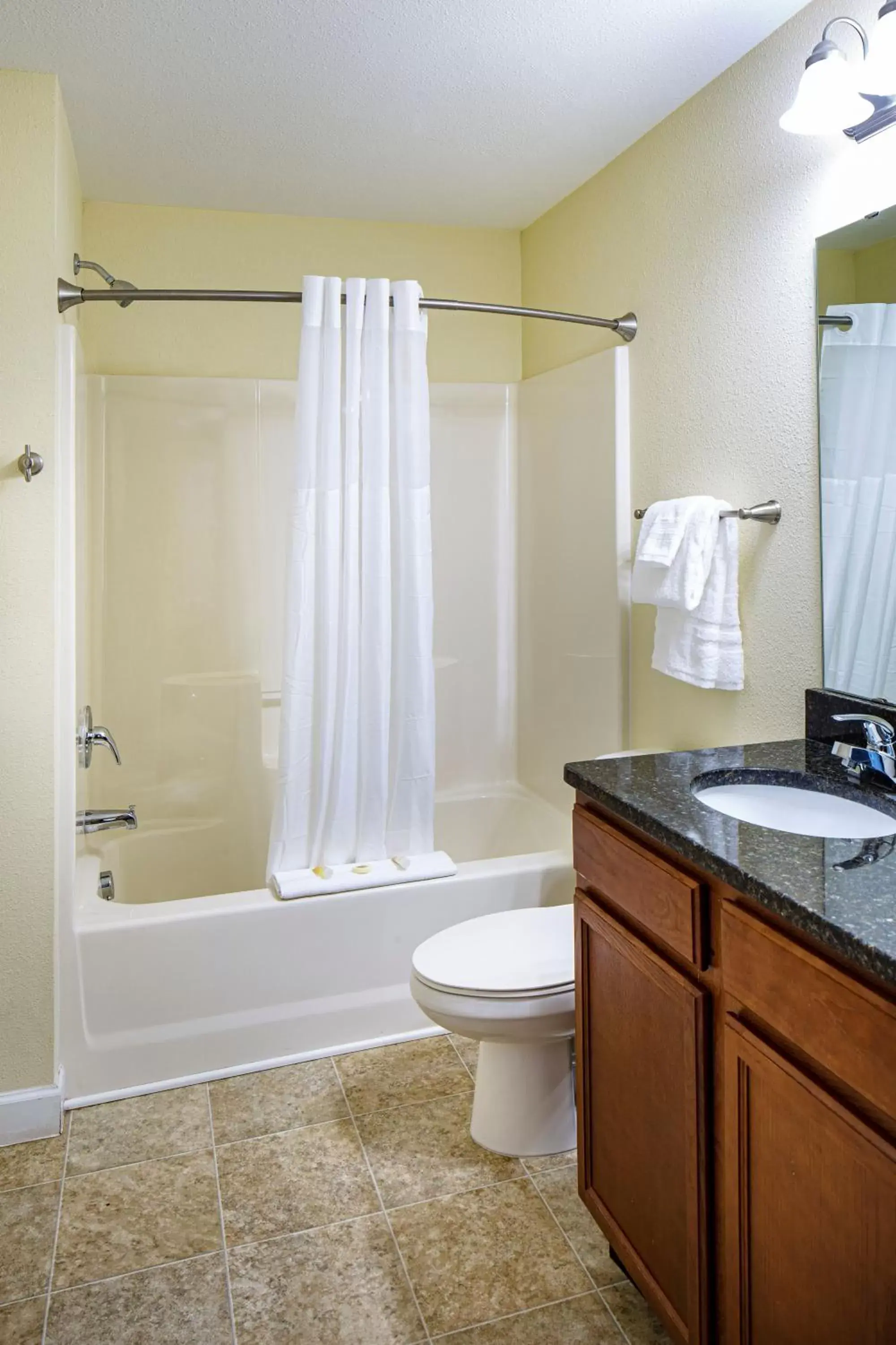 Bathroom in Affordable Suites Mooresville