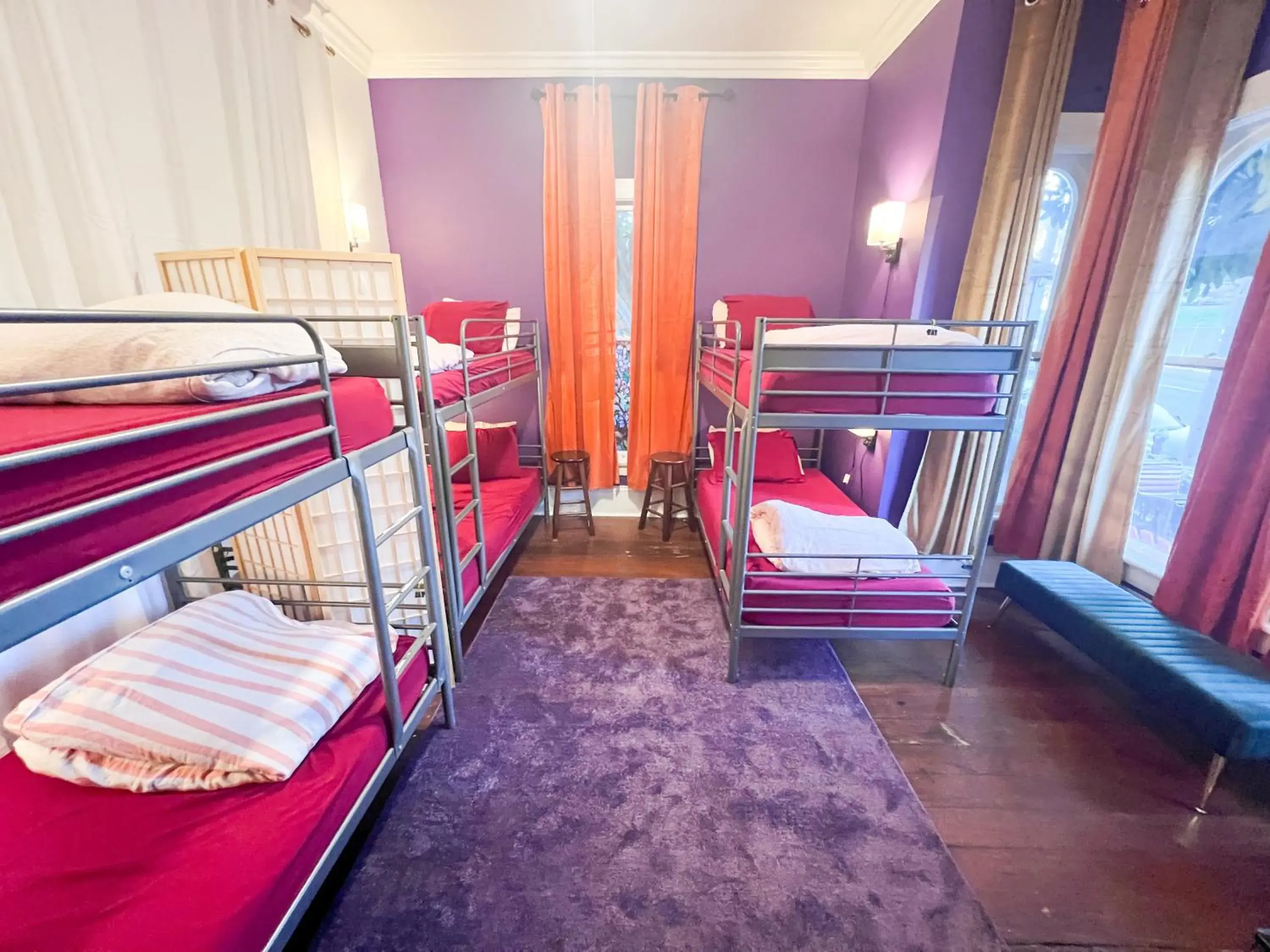 Bedroom, Bunk Bed in International Travelers House Adventure Hostel