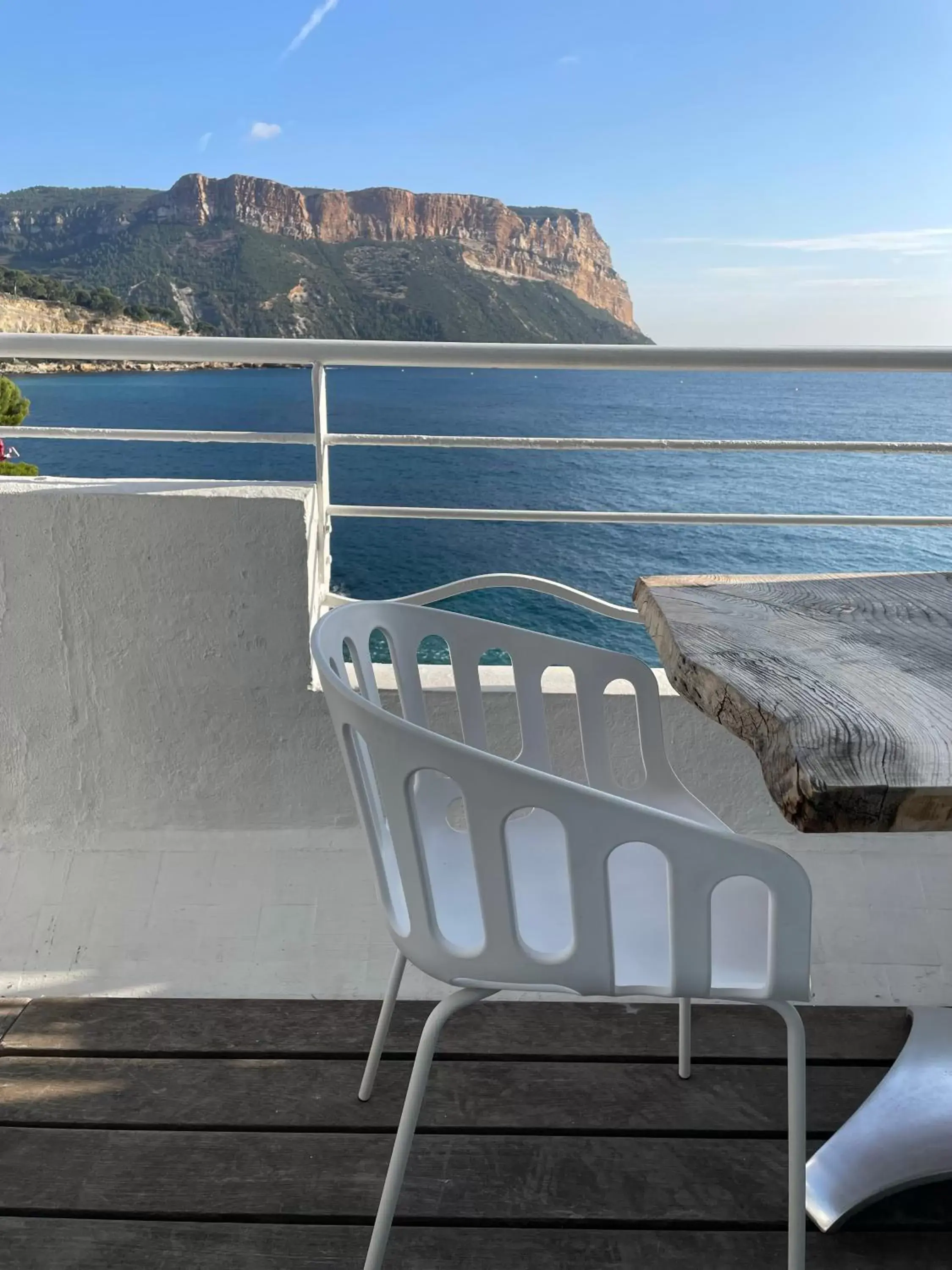 Balcony/Terrace in Hotel de La Plage - Mahogany