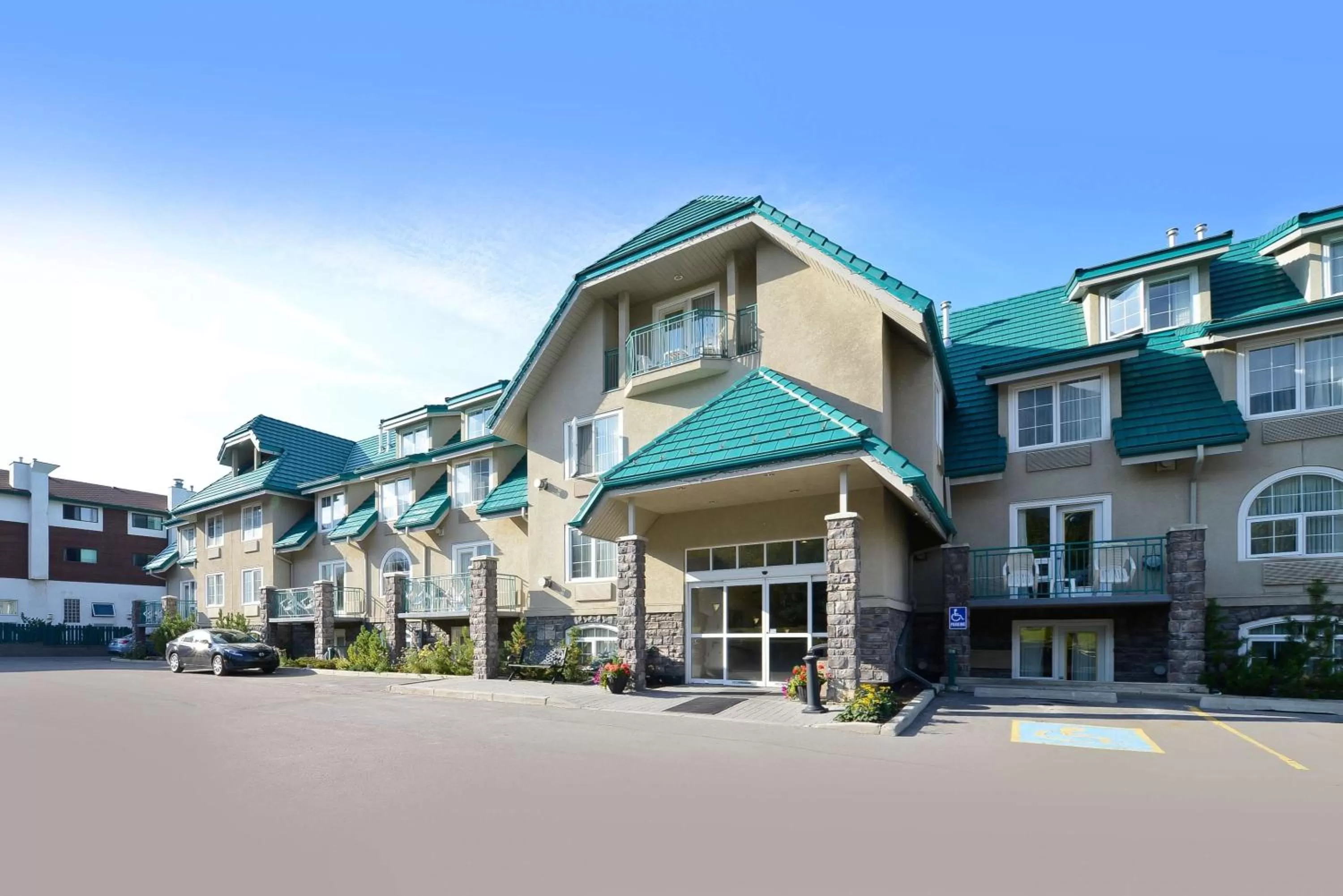 Property building in Pocaterra Inn & Waterslide