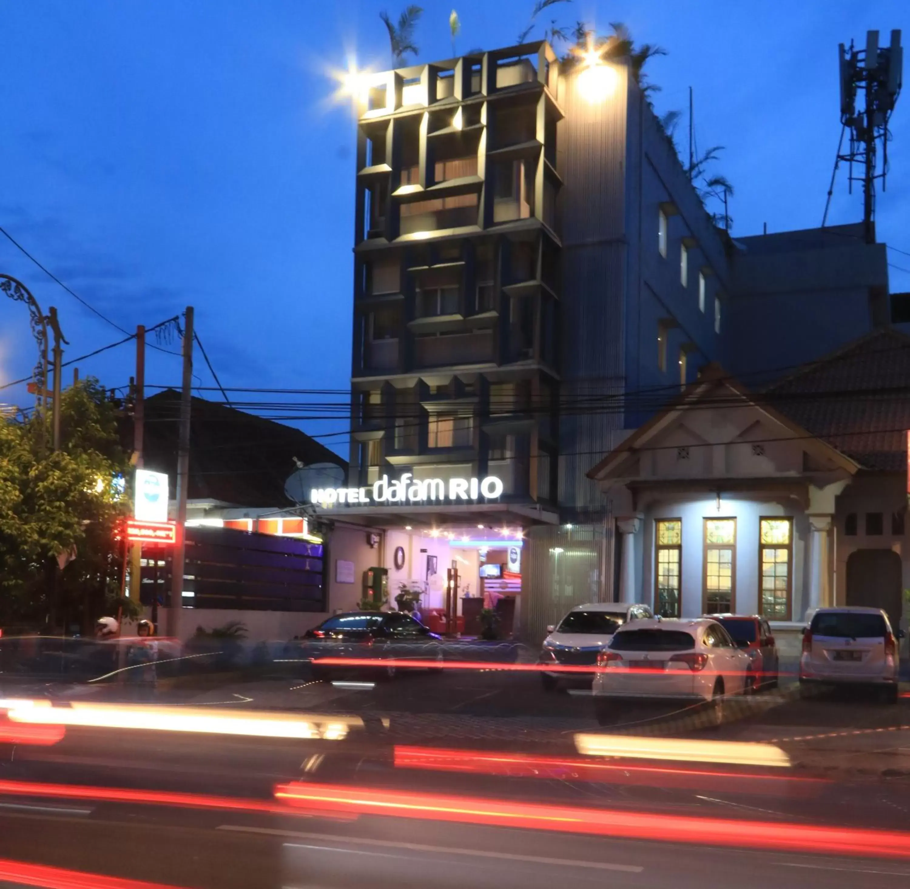 Facade/entrance, Property Building in Hotel Dafam Rio