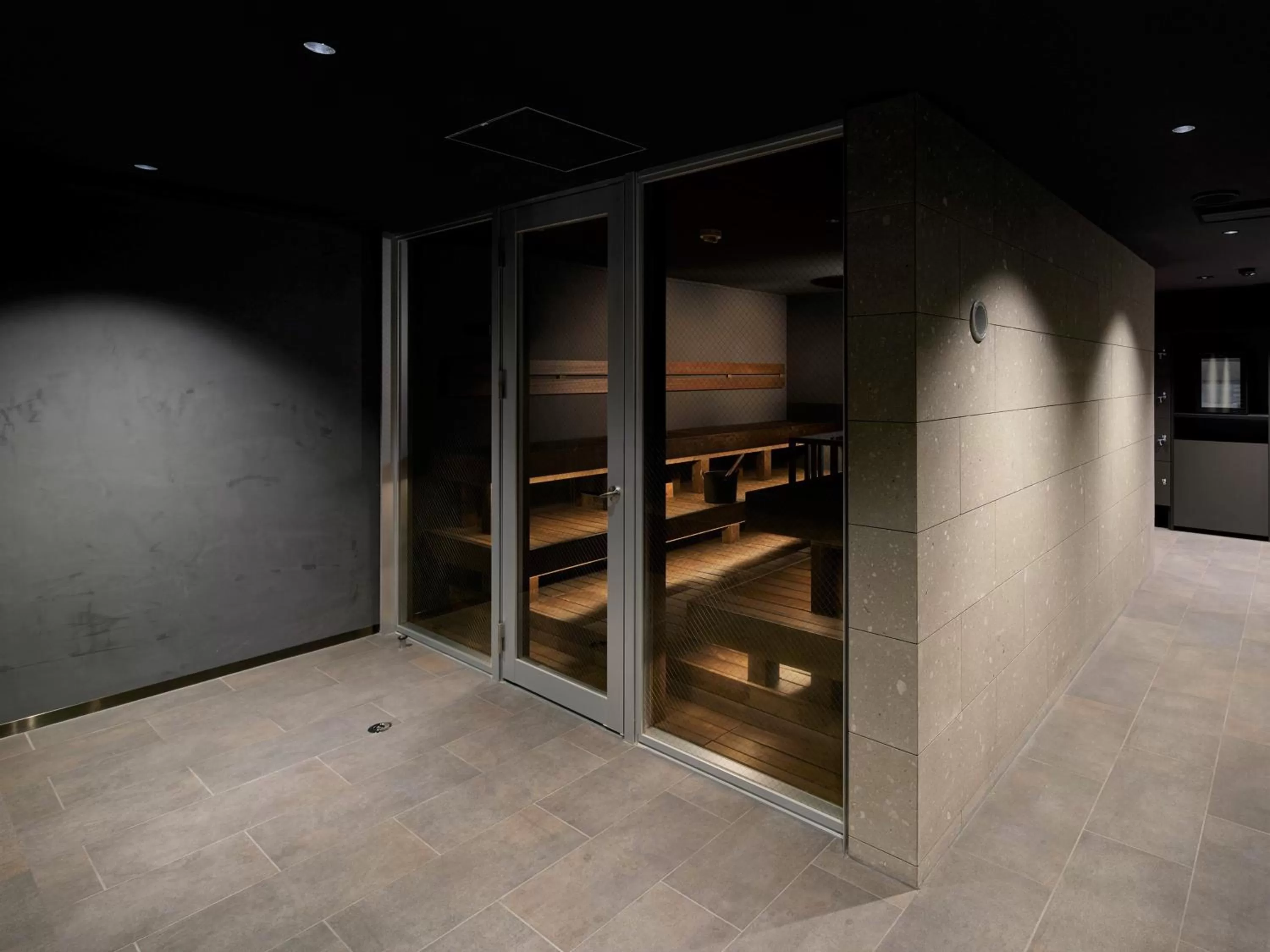 Sauna in hotel androoms Sapporo Susukino